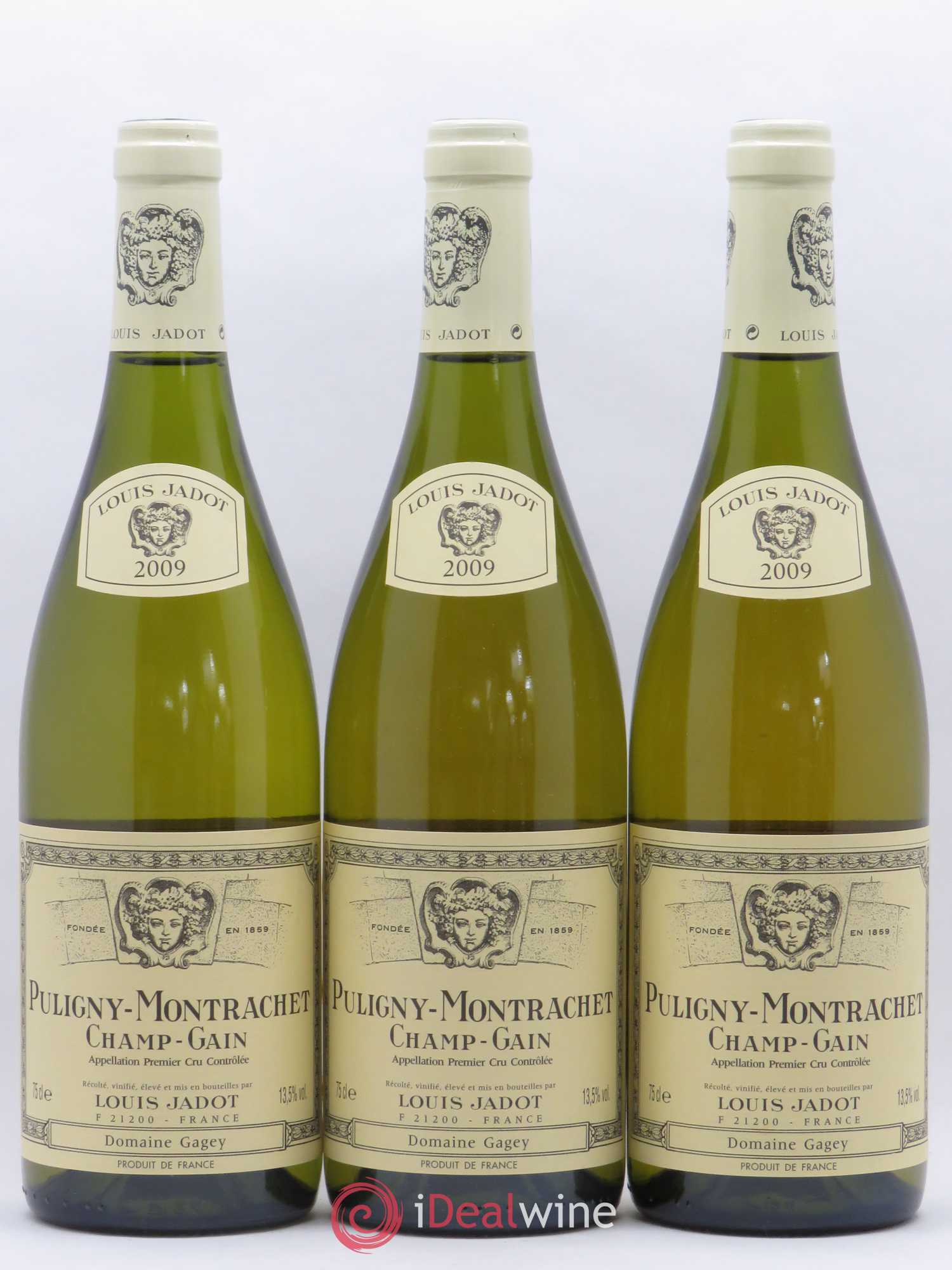 Puligny-Montrachet 1er Cru Champ-Gain Louis Jadot 2009 - Posten von 3 Flaschen - 0
