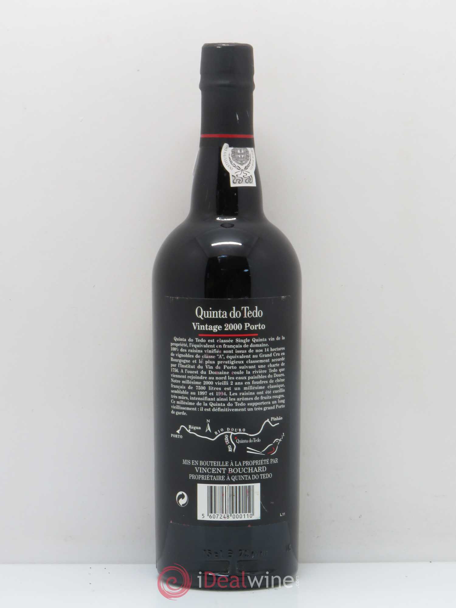 Porto Porto Vintage Quinta do Tedo Traditional Single Quinta 2000 - Lot of 1 bottle - 1