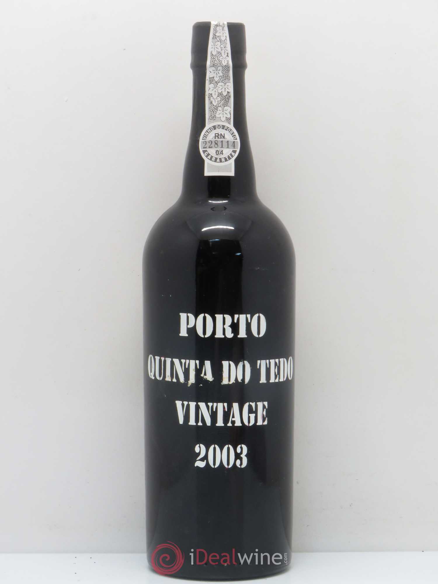 Porto Porto Vintage Quinta do Tedo Traditional Single Quinta 2003 - Posten von 1 Flasche - 1