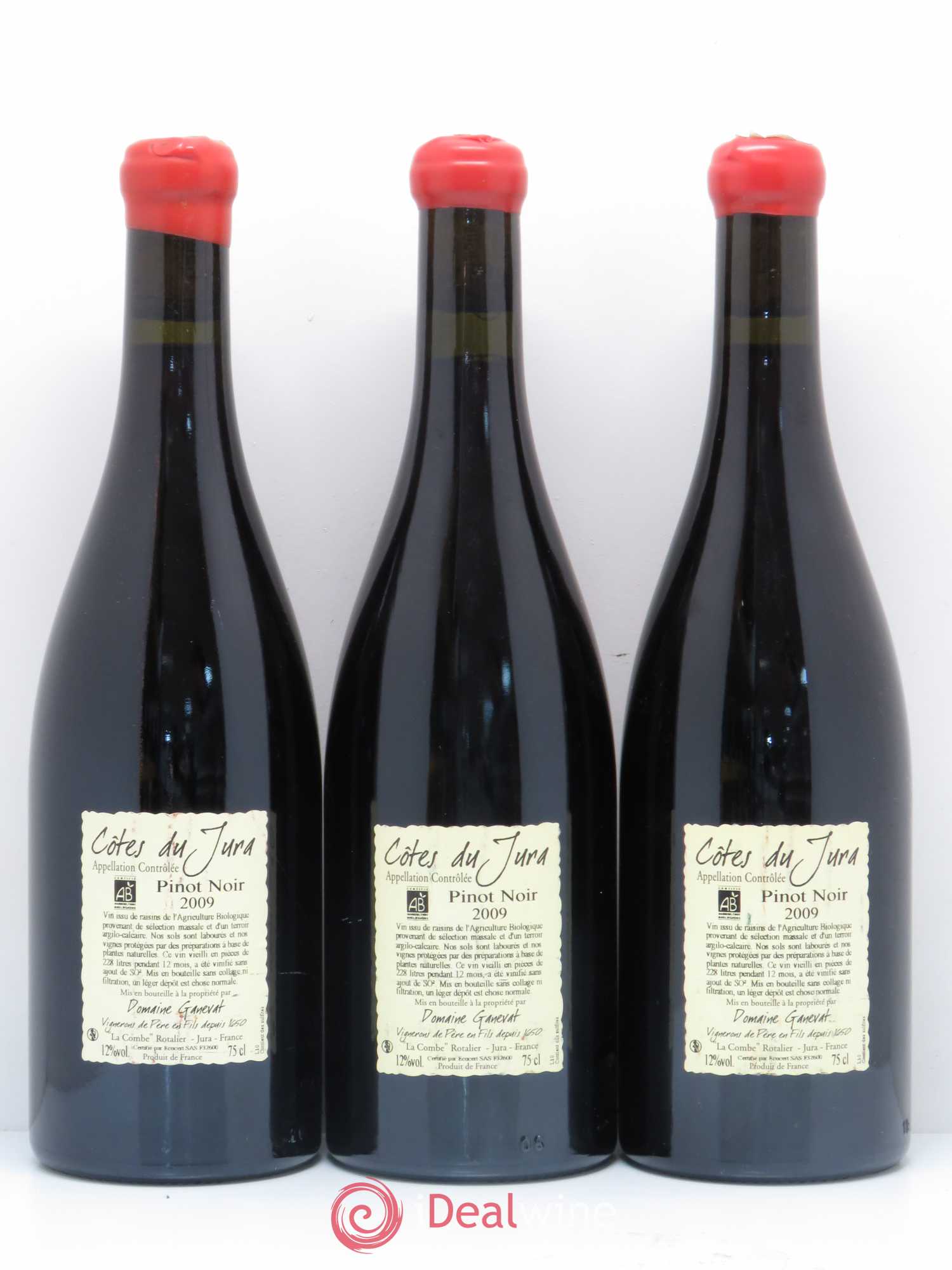 Côtes du Jura Cuvée Julien Jean-François Ganevat (Domaine) 2009 - Lot de 3 bouteilles - 1