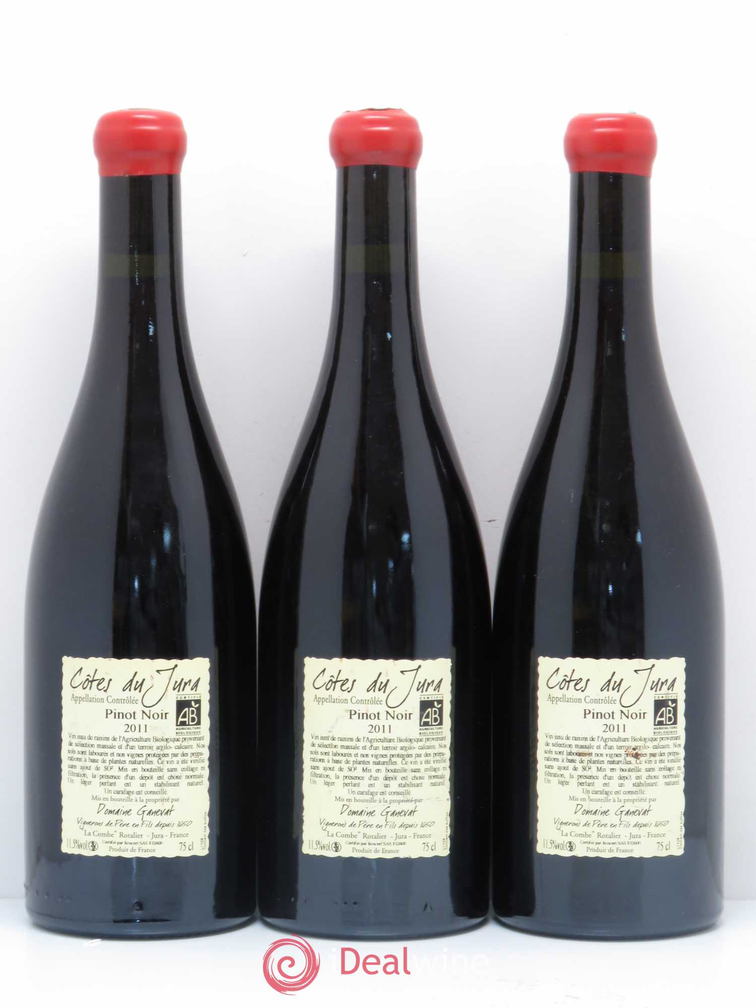 Côtes du Jura Cuvée Julien Jean-François Ganevat (Domaine) 2011 - Lot de 3 bouteilles - 1