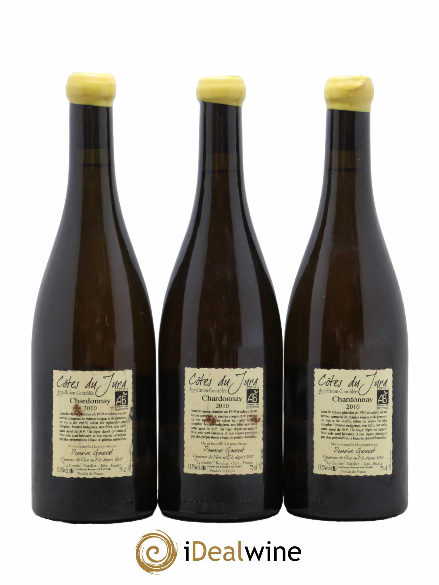 Côtes du Jura Les Grands Teppes Vieilles Vignes Jean-François Ganevat (Domaine) 2010 - Lot de 3 bouteilles - 1
