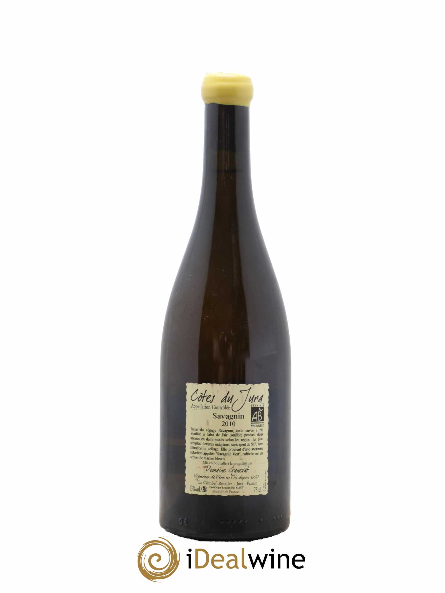 Côtes du Jura Les Chalasses Marnes Bleues Jean-François Ganevat (Domaine) 2010 - Lot of 1 bottle - 1