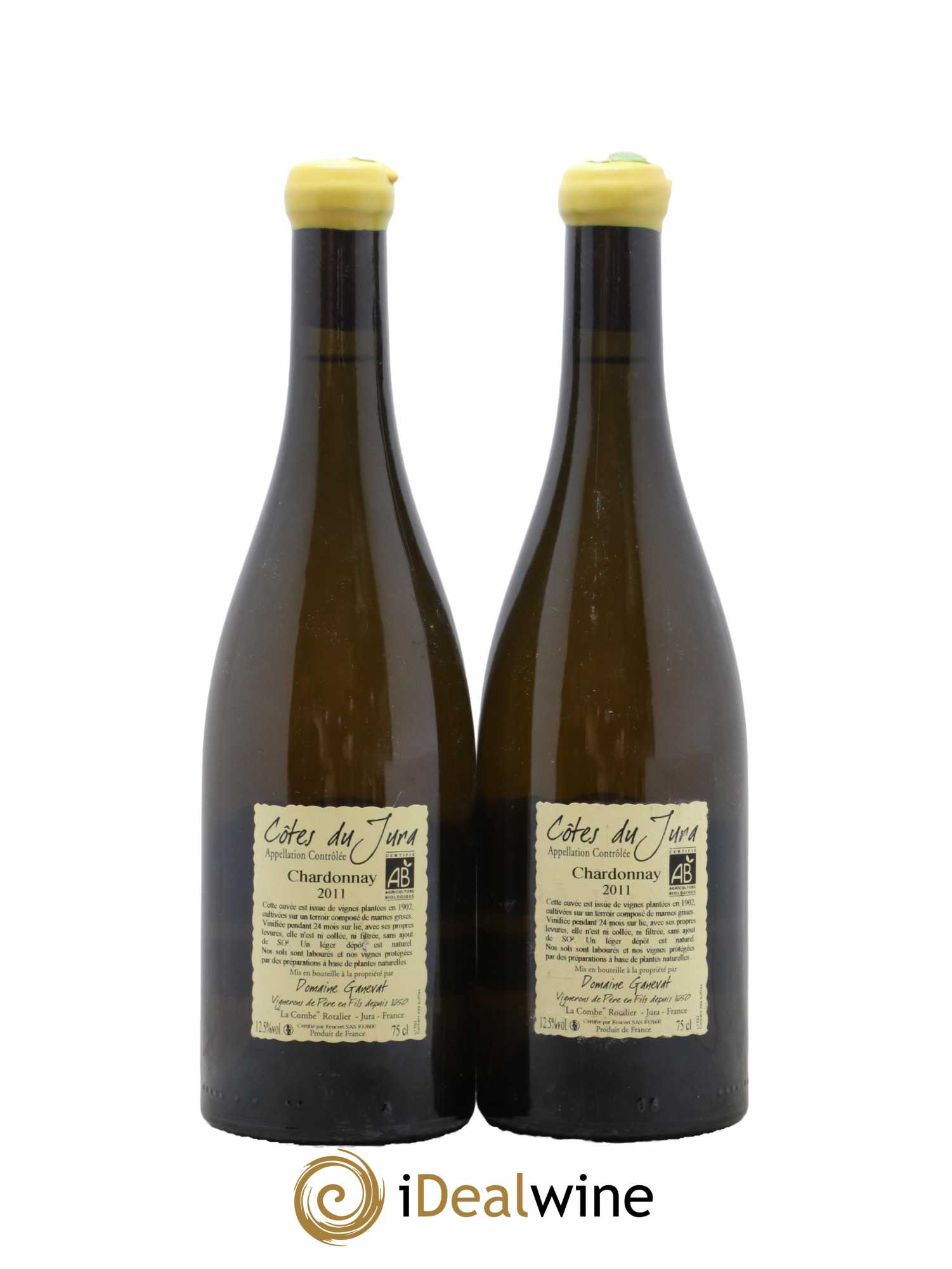 Côtes du Jura Les Chalasses Vieilles Vignes Jean-François Ganevat (Domaine) 2011 - Lot de 2 bouteilles - 1