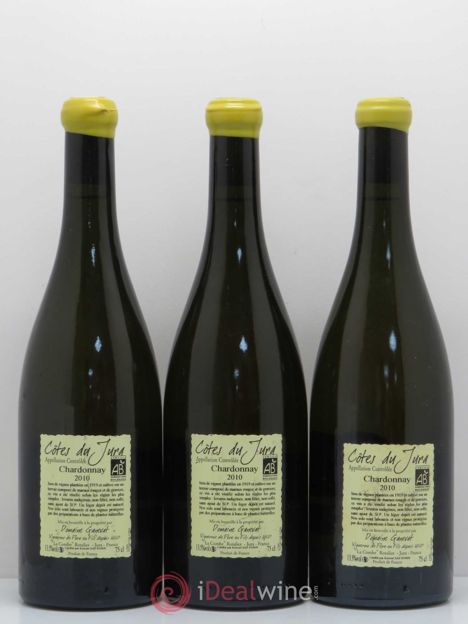 Côtes du Jura Les Grands Teppes Vieilles Vignes Jean-François Ganevat (Domaine) 2010 - Lotto di 3 bottiglie - 1