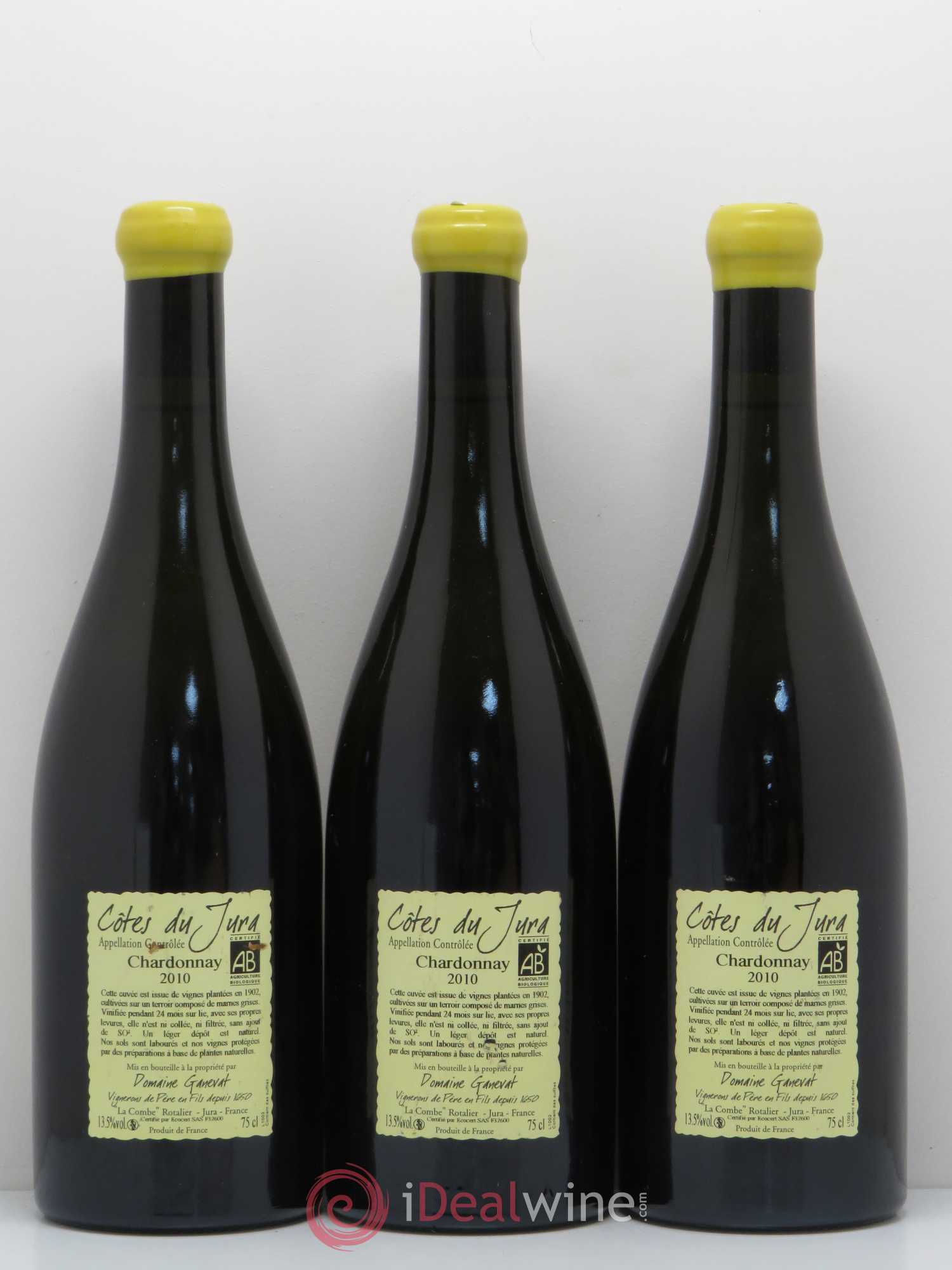 Côtes du Jura Les Chalasses Vieilles Vignes Jean-François Ganevat (Domaine) 2010 - Lot de 3 bouteilles - 1