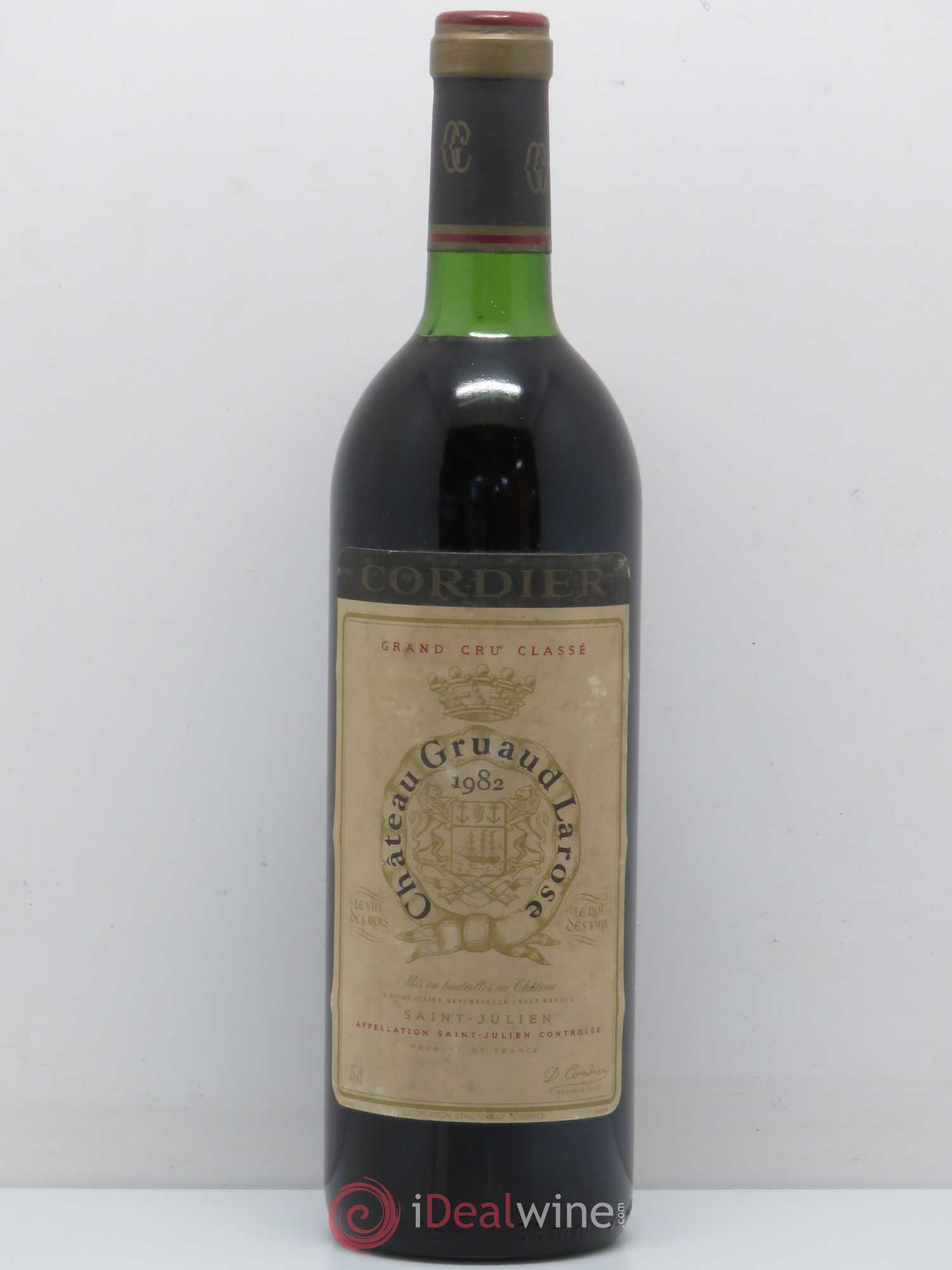 Château Gruaud Larose 2ème Grand Cru Classé 1982 - Lot de 1 bouteille - 0