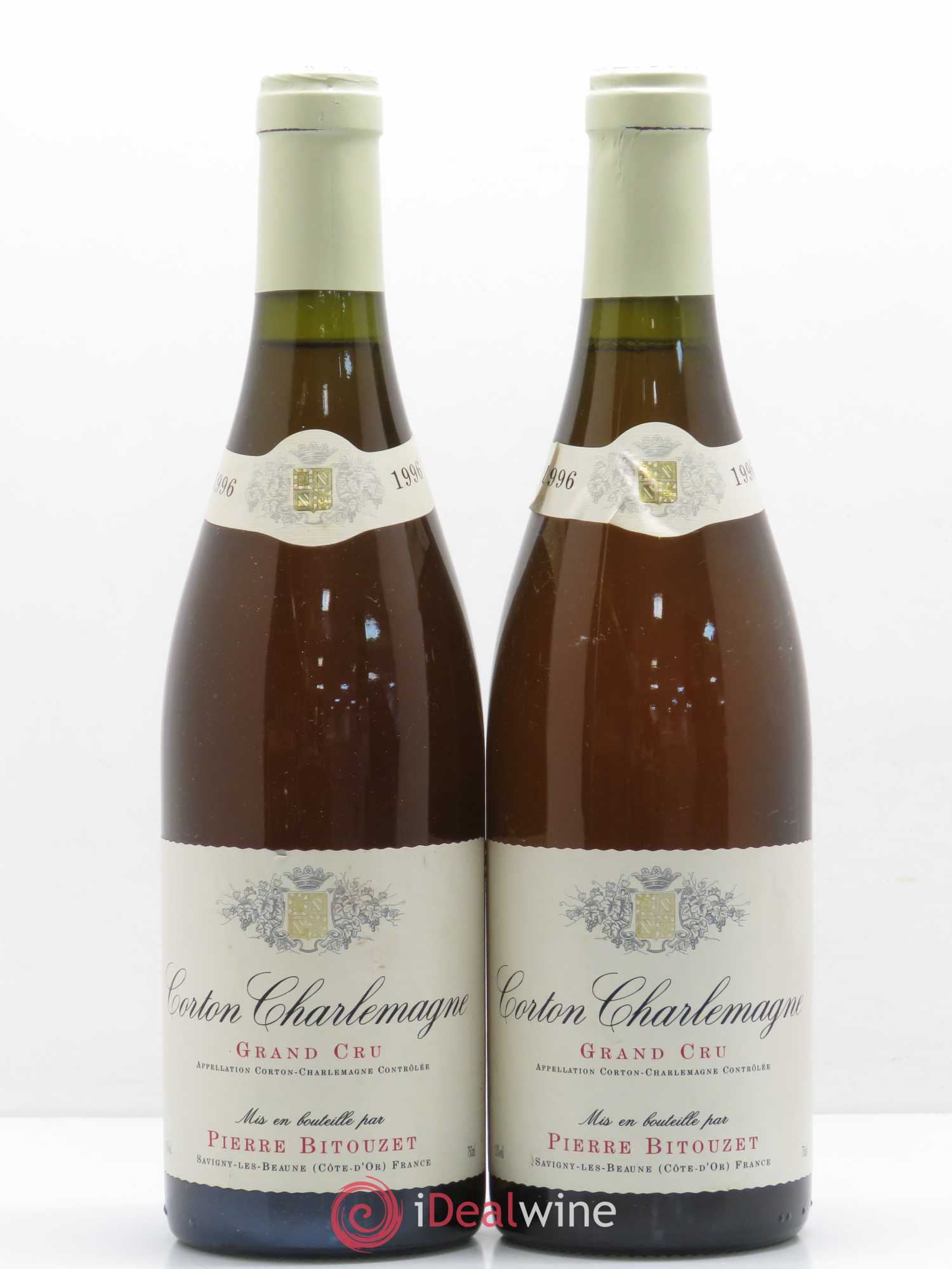 Corton-Charlemagne Grand Cru Pierre Bitouzet 1996 - Posten von 2 Flaschen - 0