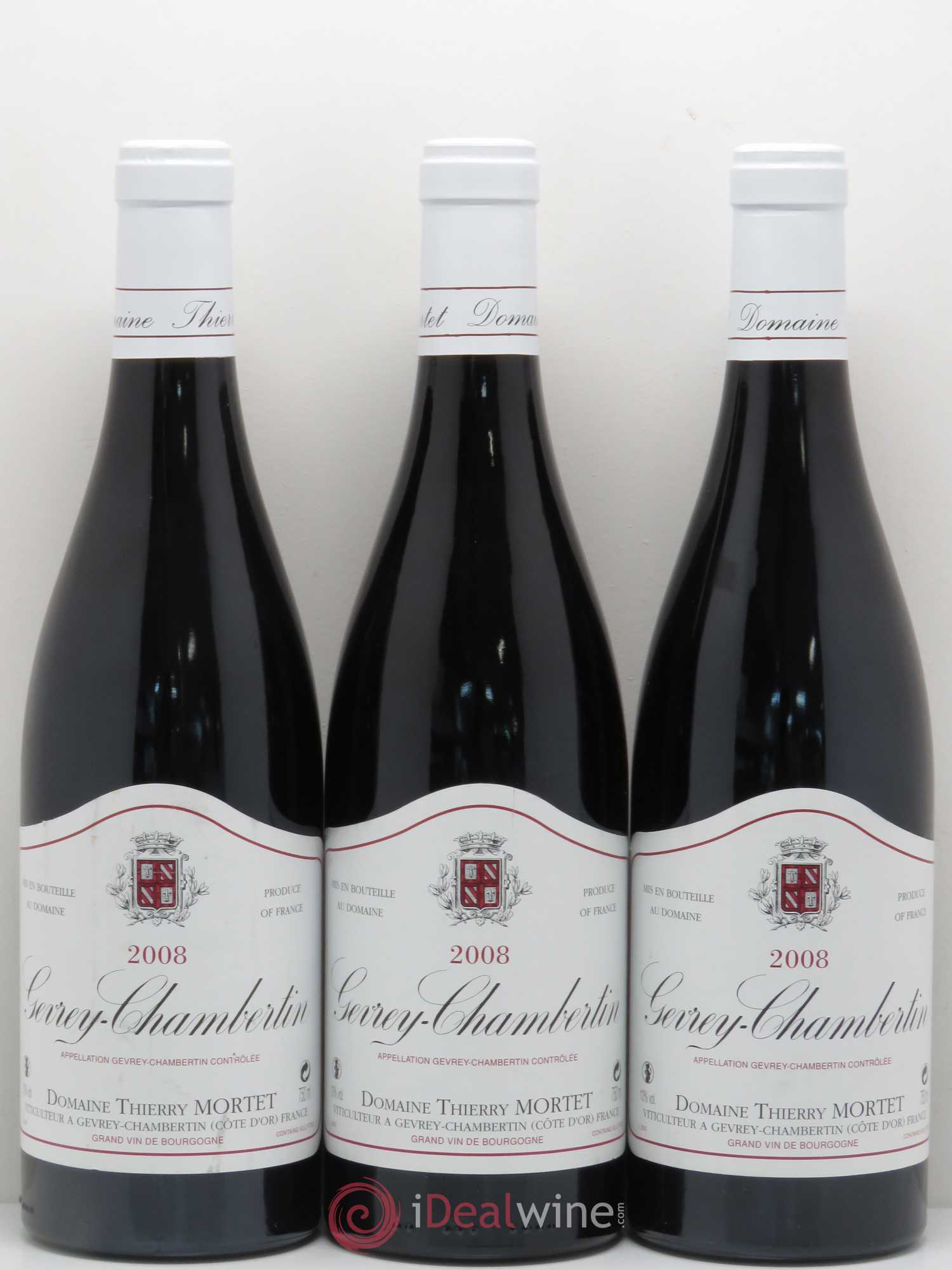 Gevrey-Chambertin Denis Mortet (Domaine) 2008 - Lot de 3 bouteilles - 0