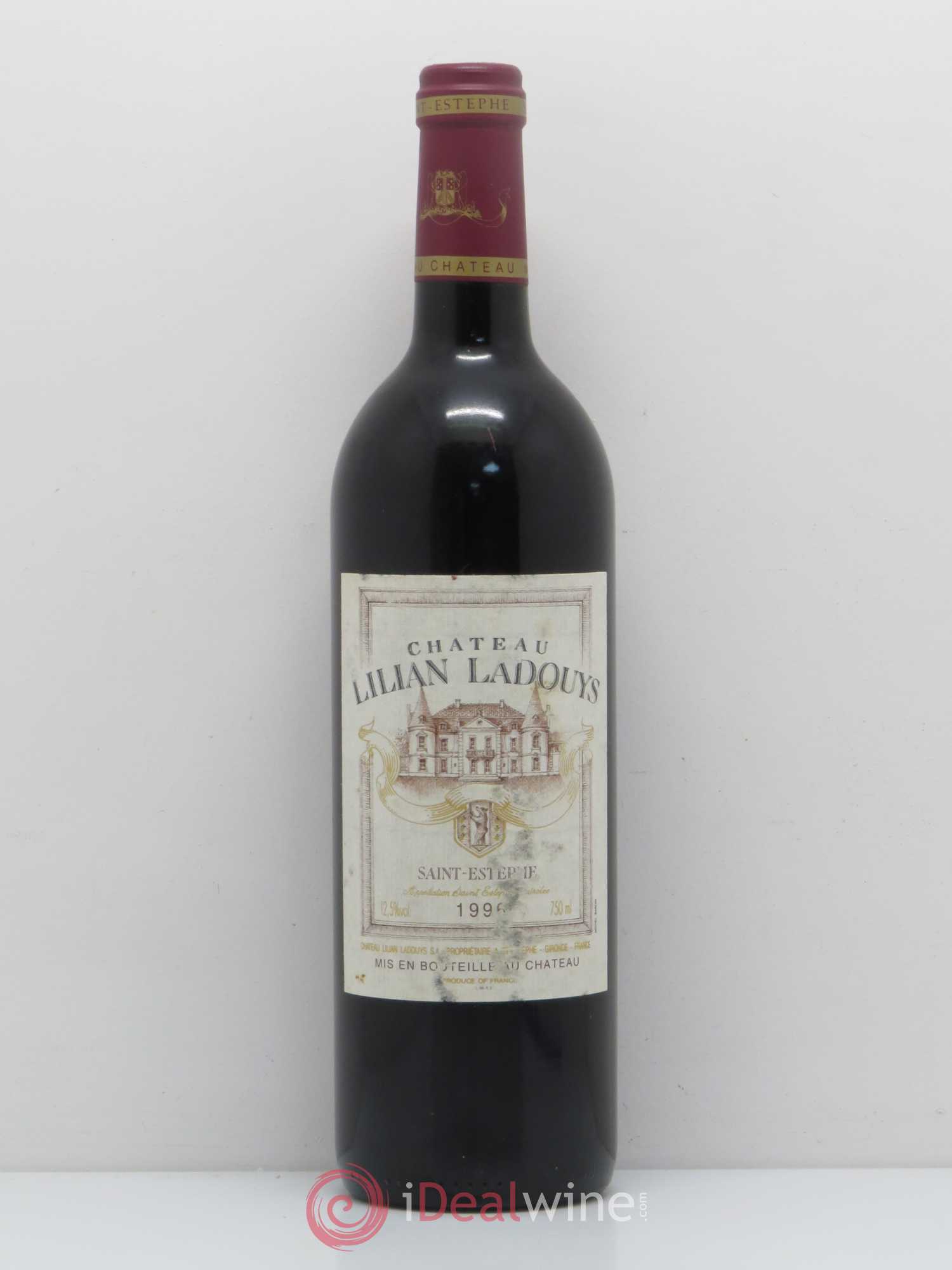 Château Lilian Ladouys Cru Bourgeois 1996 - Lot de 1 bouteille - 0