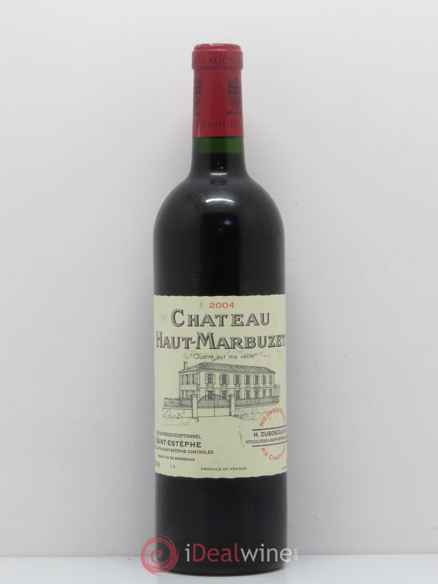 Château Haut Marbuzet 2004 - Lot de 1 bouteille - 0