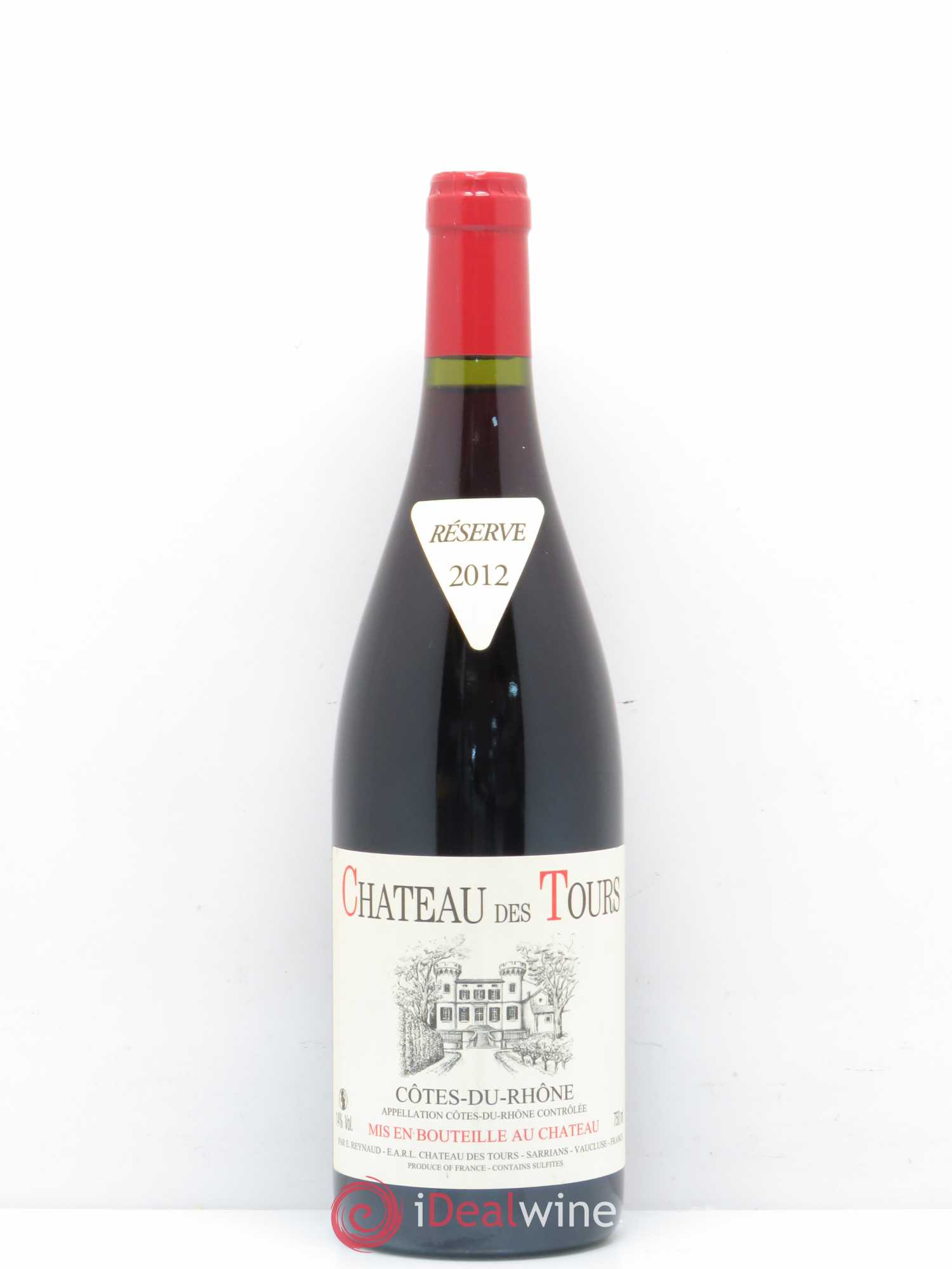Côtes-du-Rhône Château des Tours Emmanuel Reynaud 2012 - Lot de 1 bouteille - 0