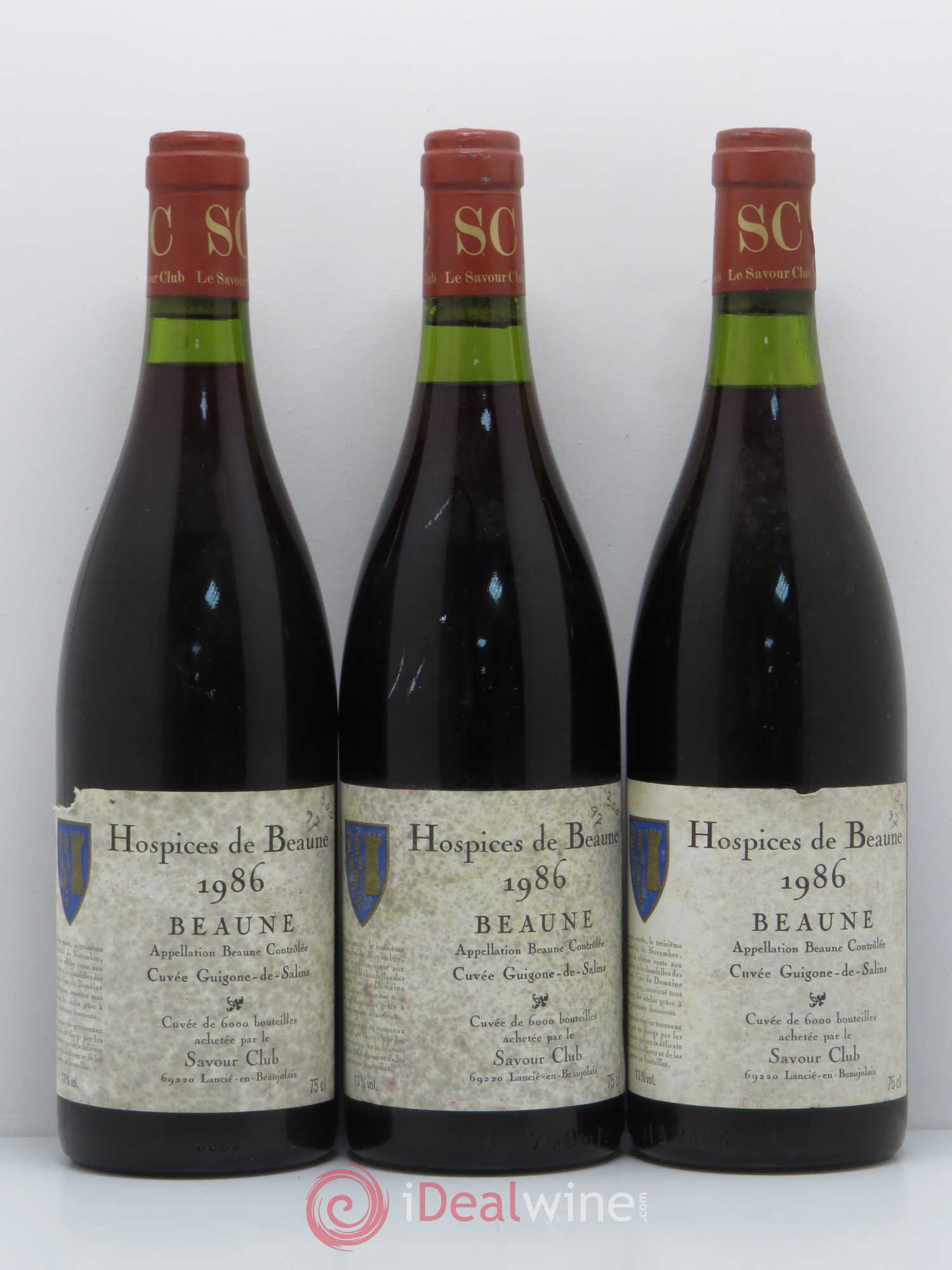 Bourgogne 1986 - Posten von 3 Flaschen - 0