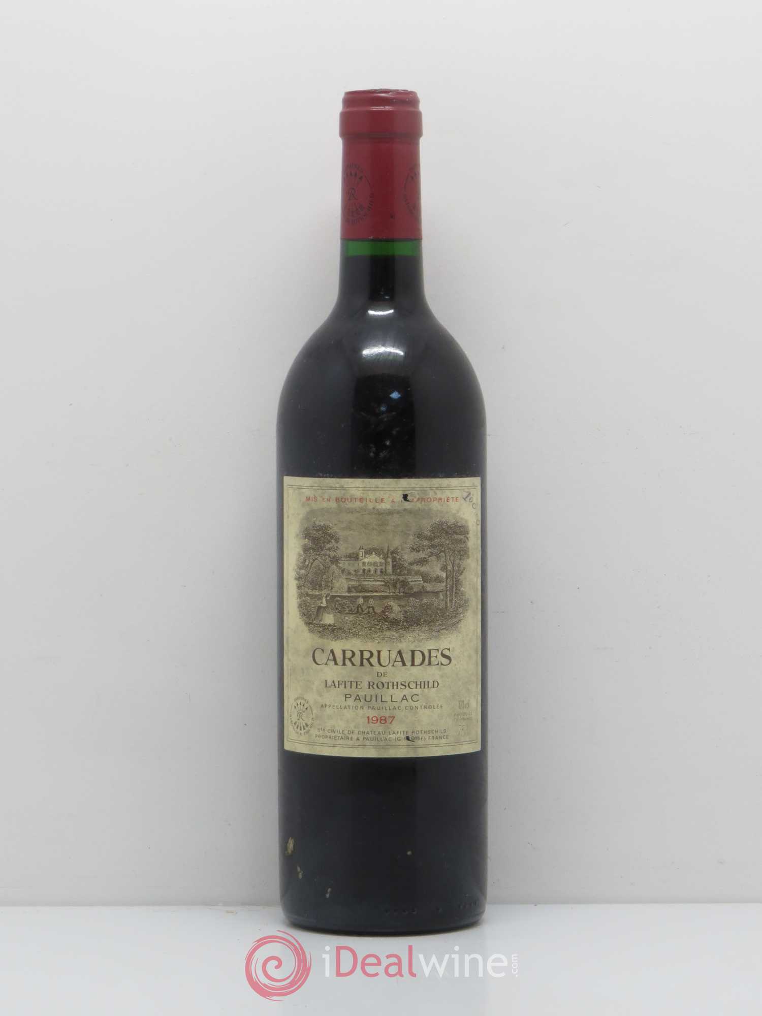 Carruades de Lafite Rothschild Second Vin 1987 - Lot de 1 bouteille - 0