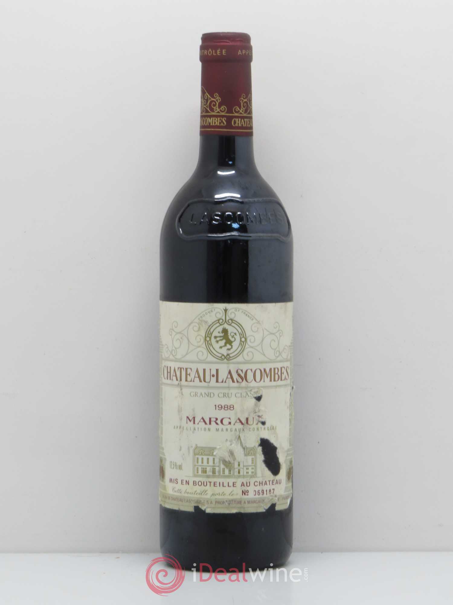 Château Lascombes 2ème Grand Cru Classé 1988 - Lot de 1 bouteille - 0