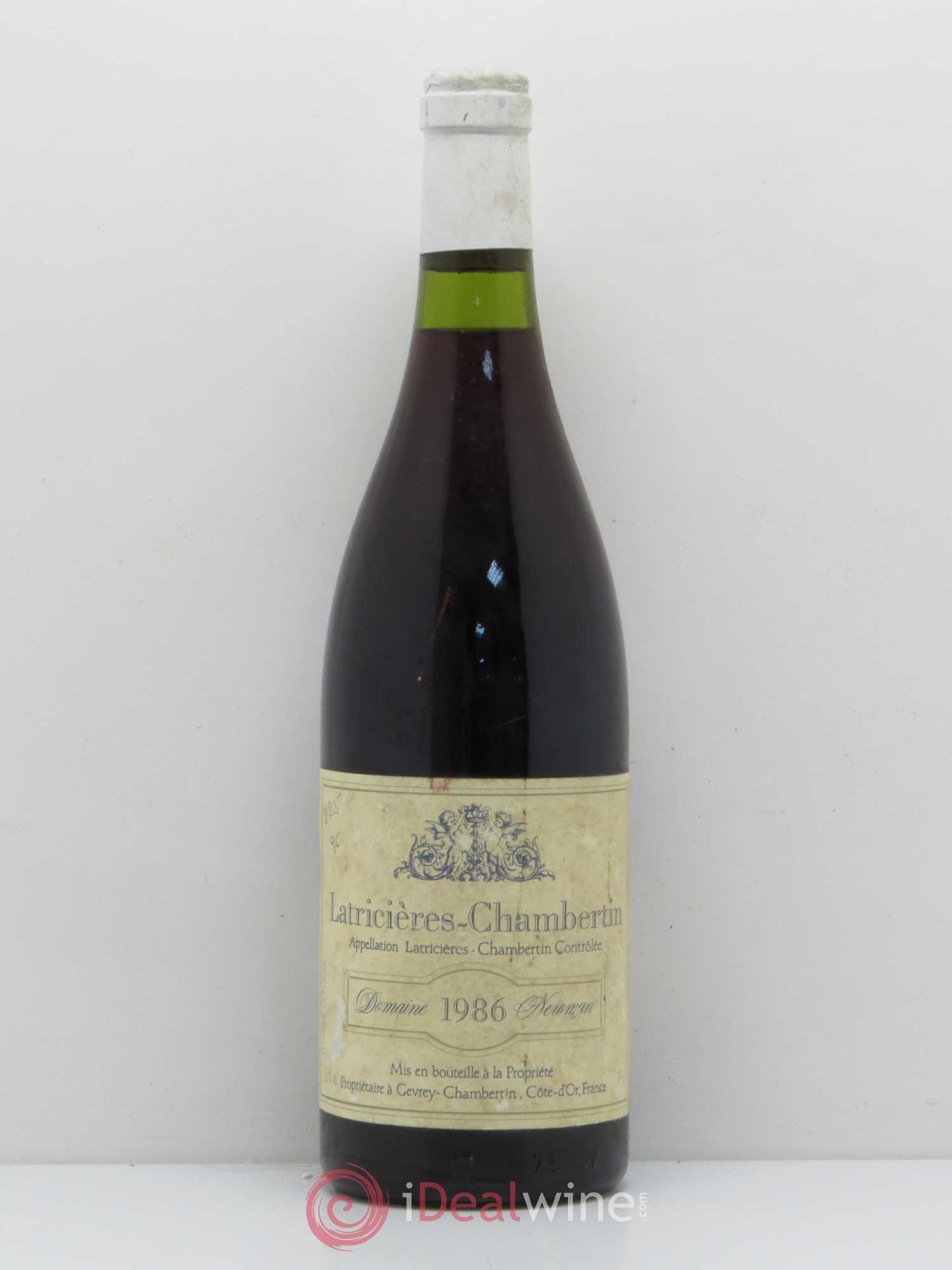 Latricières-Chambertin Grand Cru Domaine Newman 1986 - Lotto di 1 bottiglia - 0