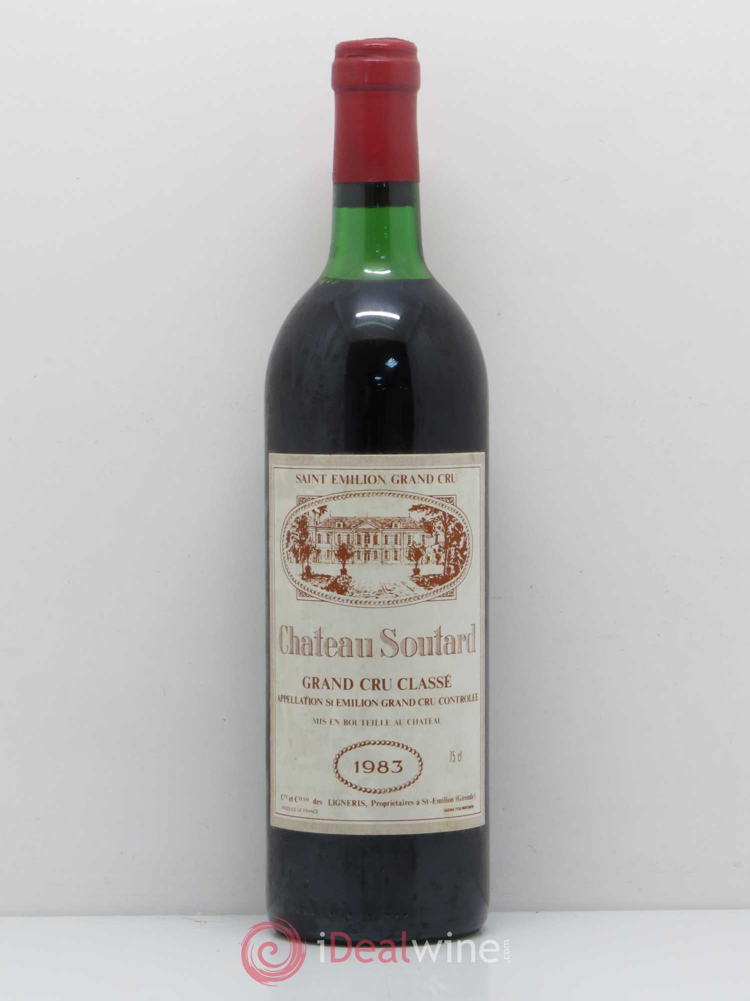 Château Soutard Grand Cru Classé 1983 - Lot de 1 bouteille - 0