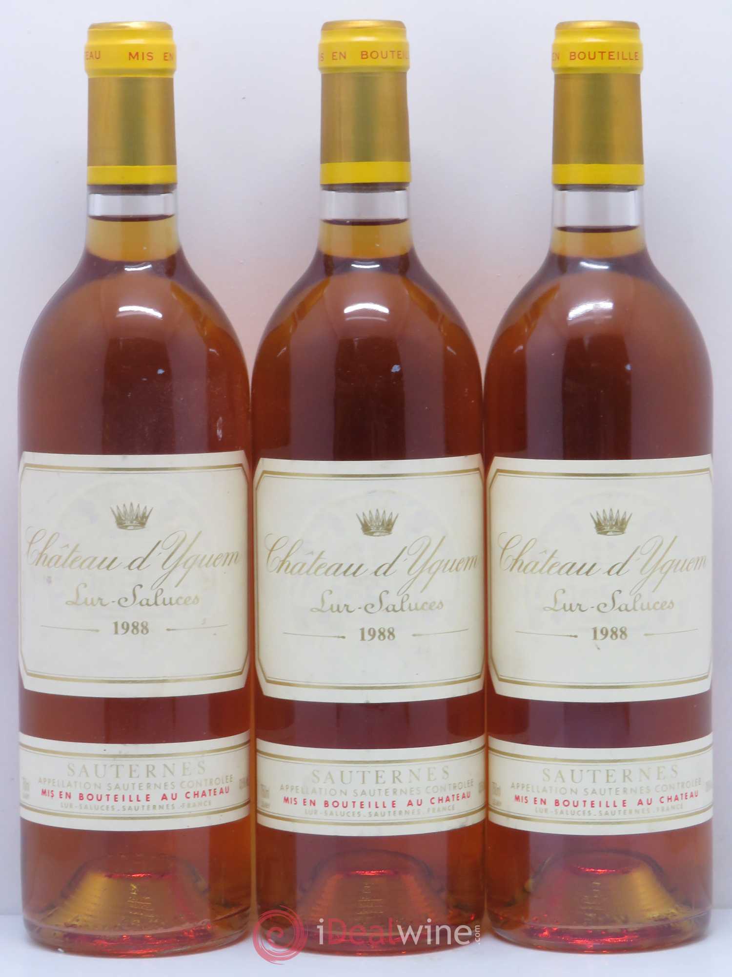 Château d' Yquem 1er Cru Classé Supérieur 1988 - Lotto di 6 bottiglie - 2