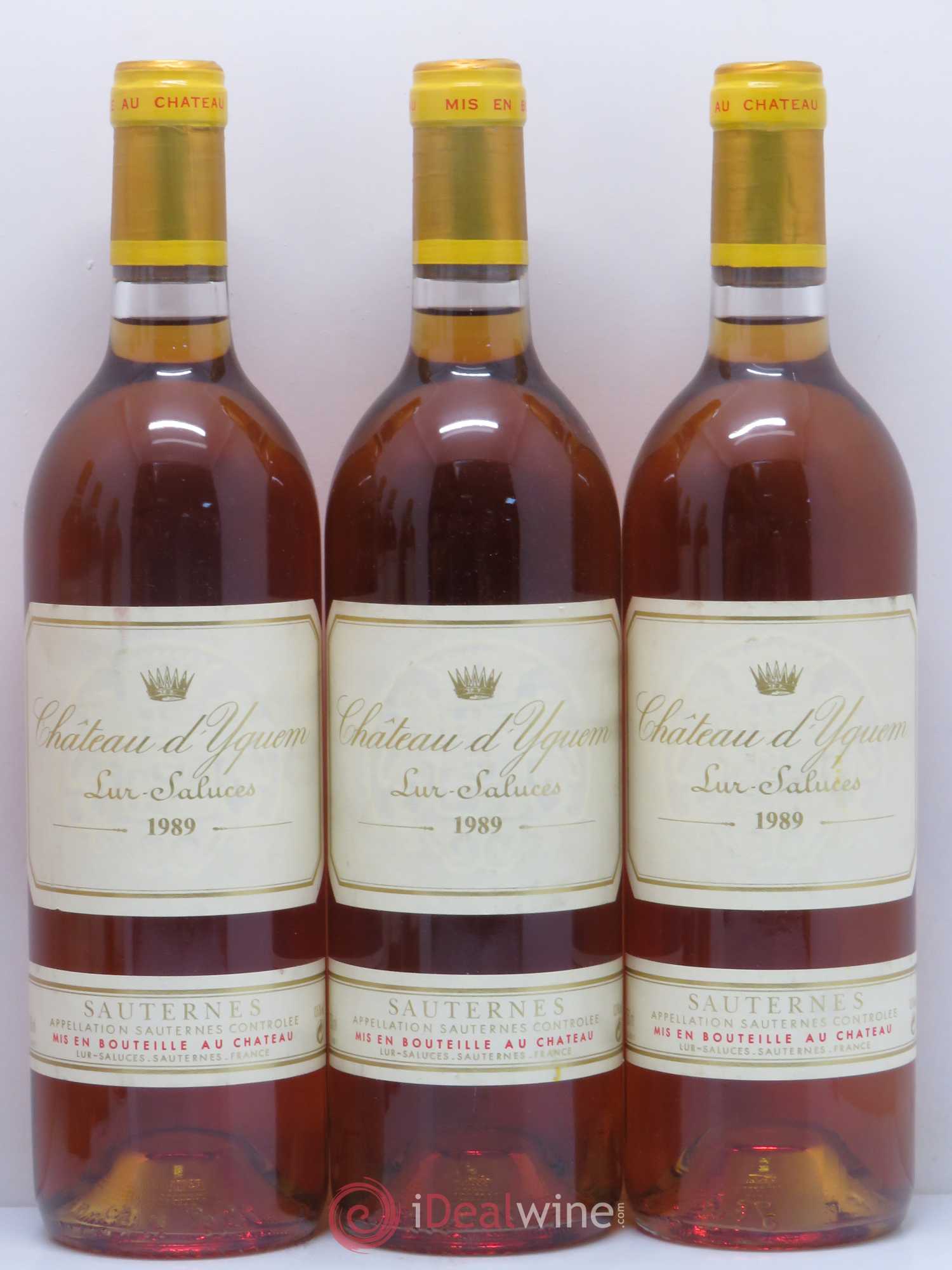 Château d' Yquem 1er Cru Classé Supérieur 1989 - Lotto di 6 bottiglie - 1