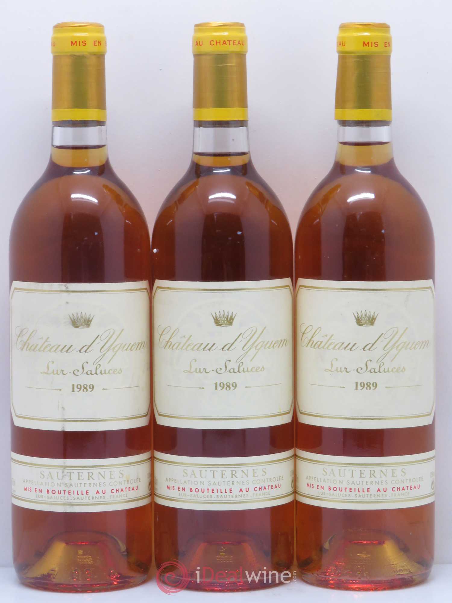 Château d' Yquem 1er Cru Classé Supérieur 1989 - Lotto di 6 bottiglie - 2