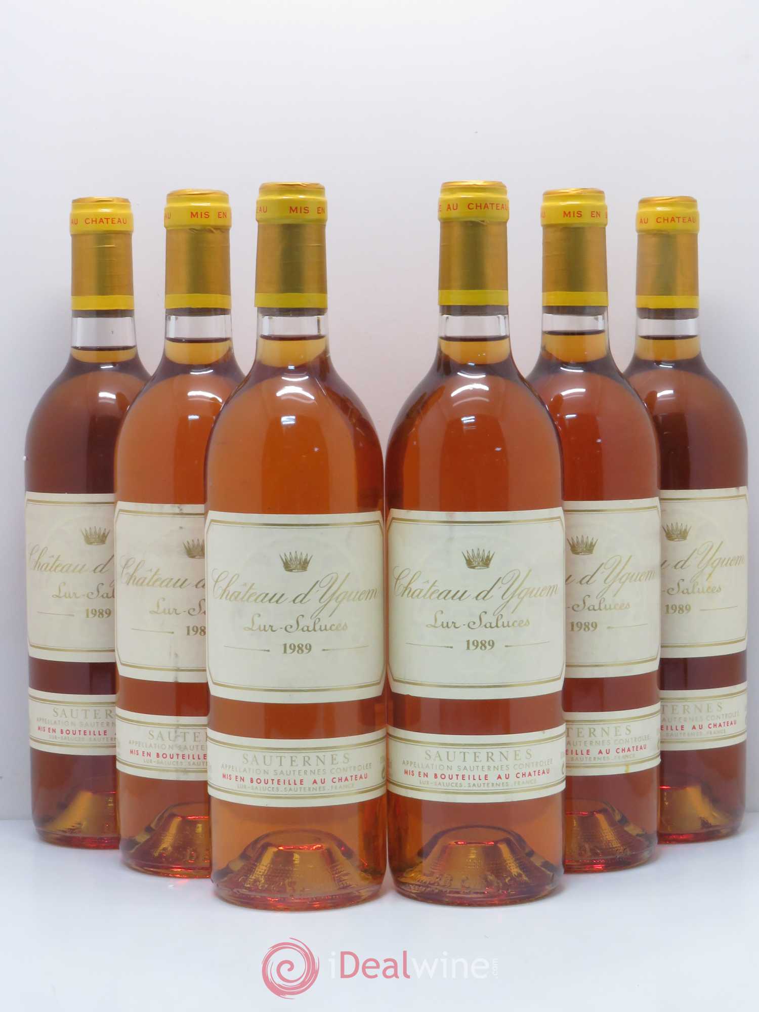 Château d' Yquem 1er Cru Classé Supérieur 1989 - Lotto di 6 bottiglie - 0