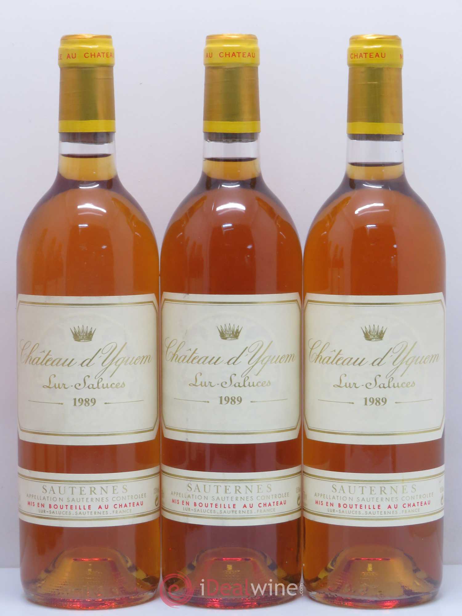 Château d' Yquem 1er Cru Classé Supérieur 1989 - Lotto di 6 bottiglie - 1