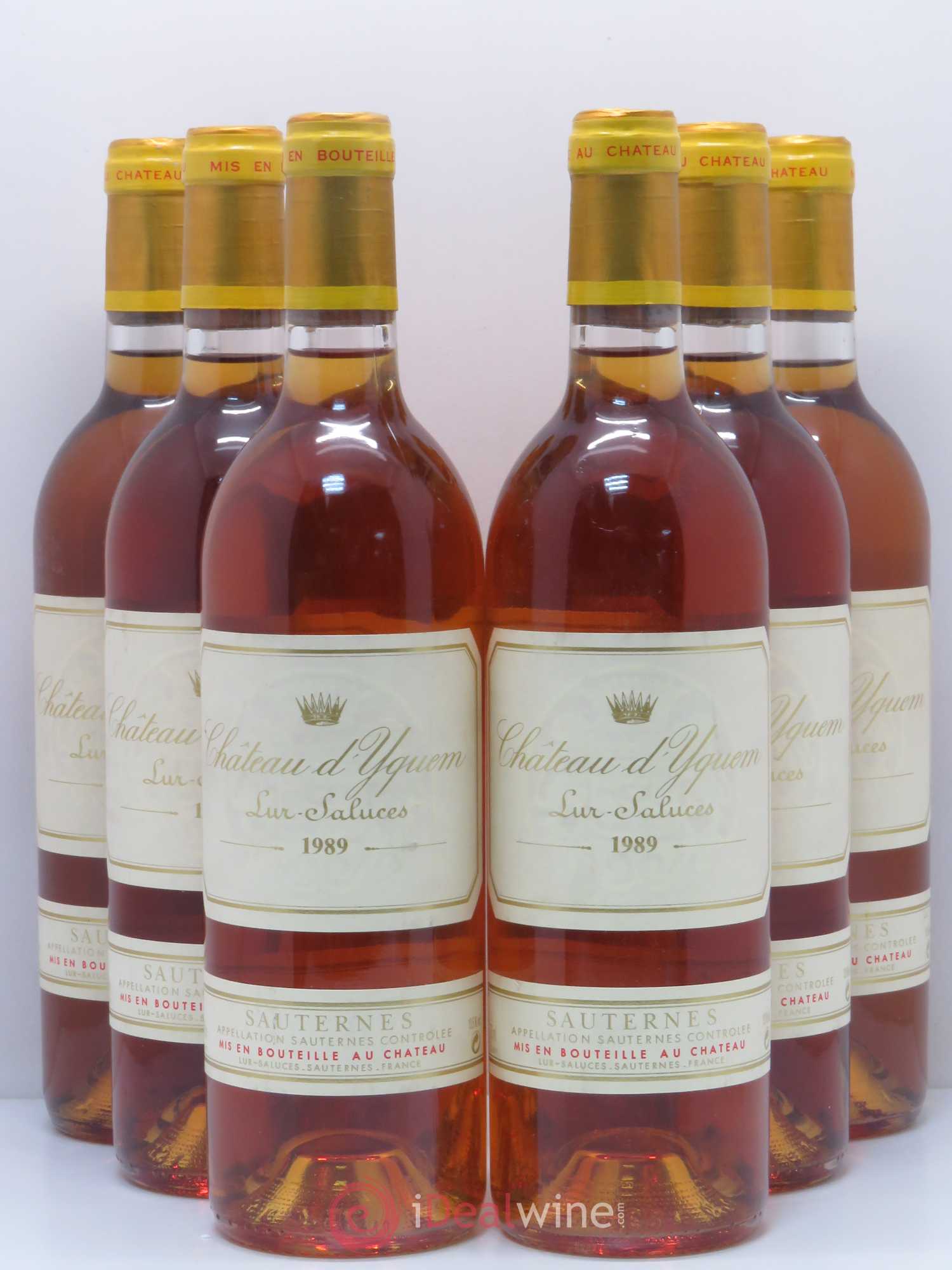 Château d' Yquem 1er Cru Classé Supérieur 1989 - Lotto di 6 bottiglie - 0