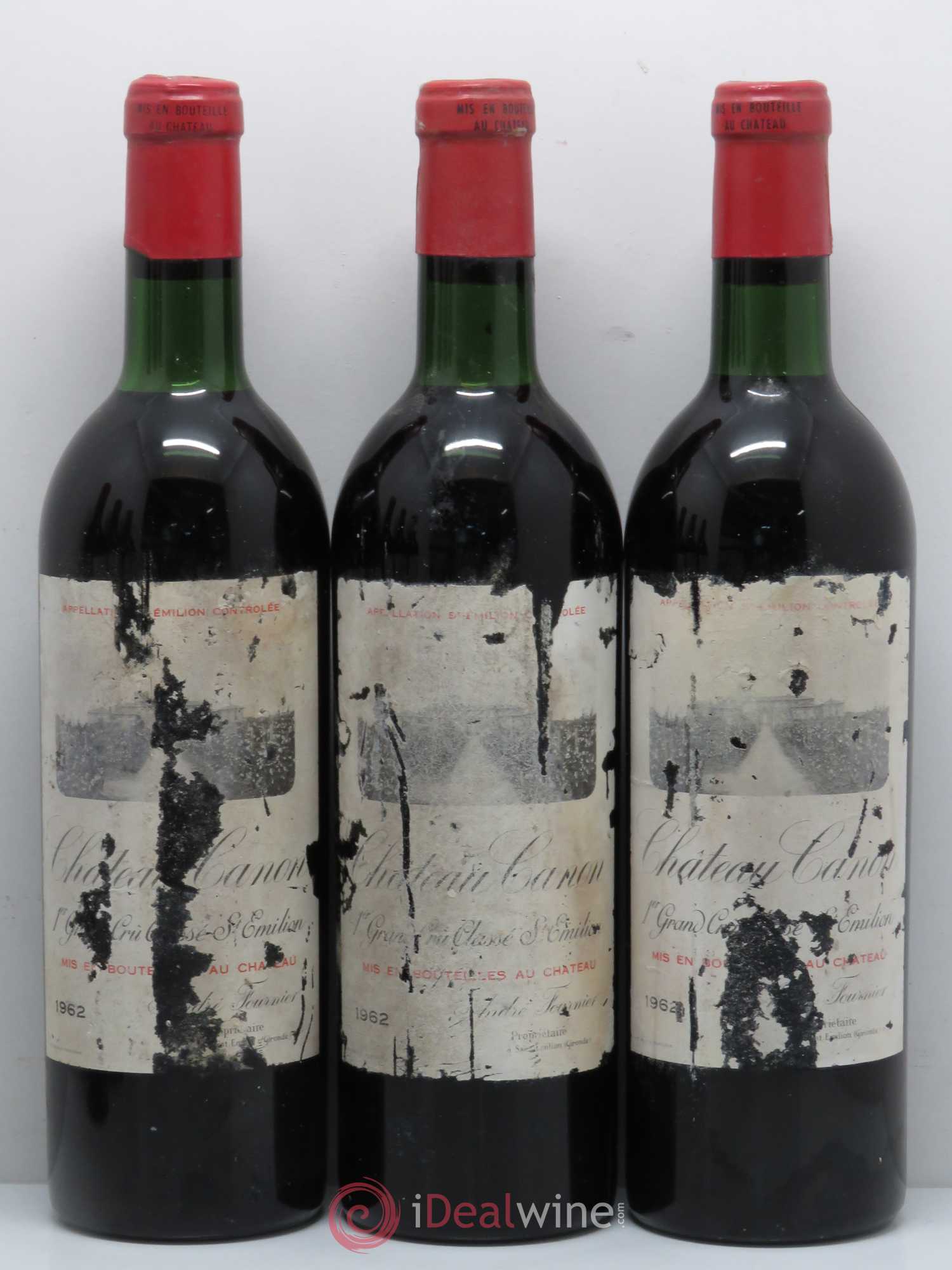 Château Canon 1er Grand Cru Classé B 1962 - Lot de 6 bouteilles - 2