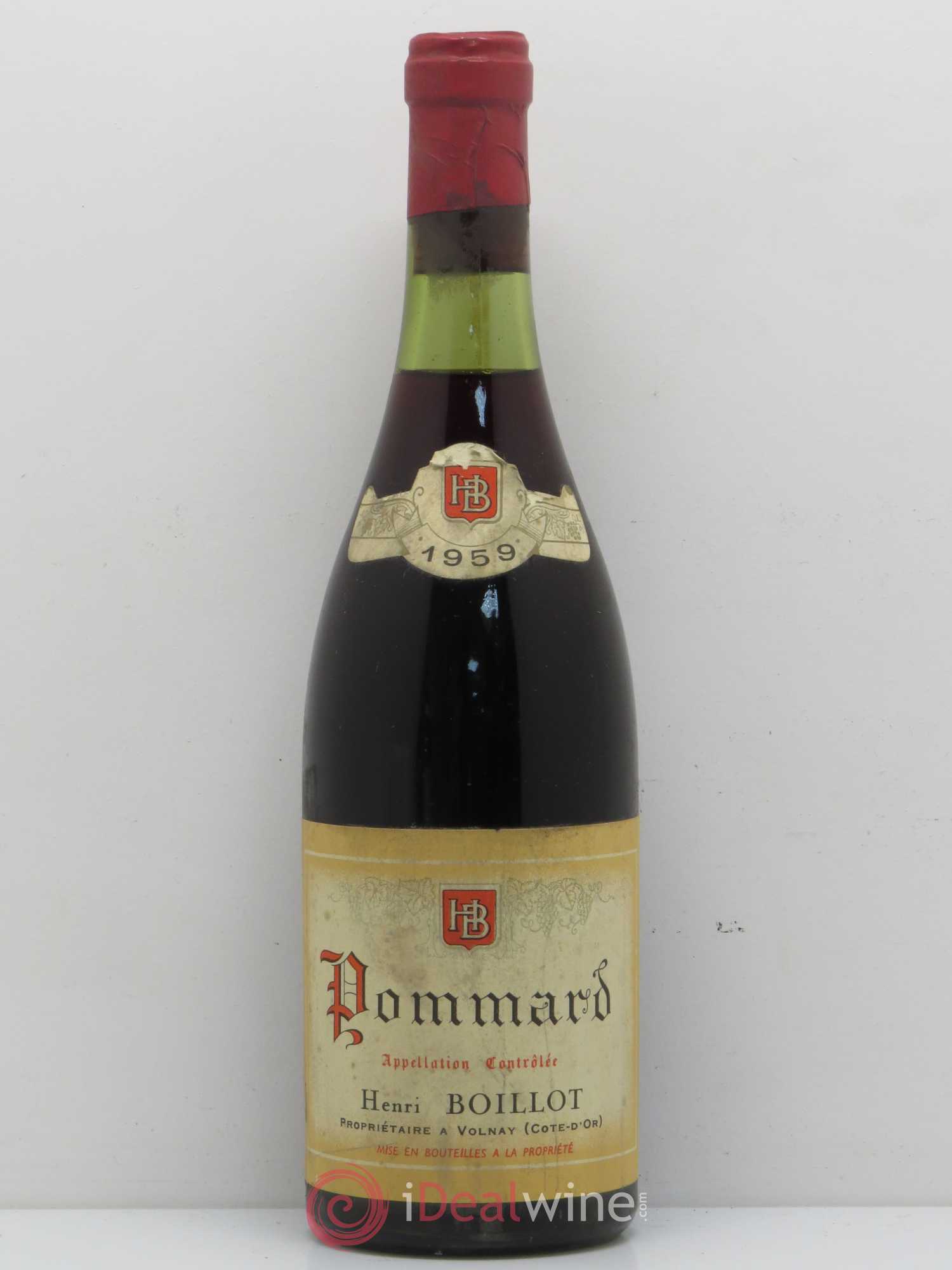 Pommard Henri Boillot 1959 - Lot de 1 bouteille - 0