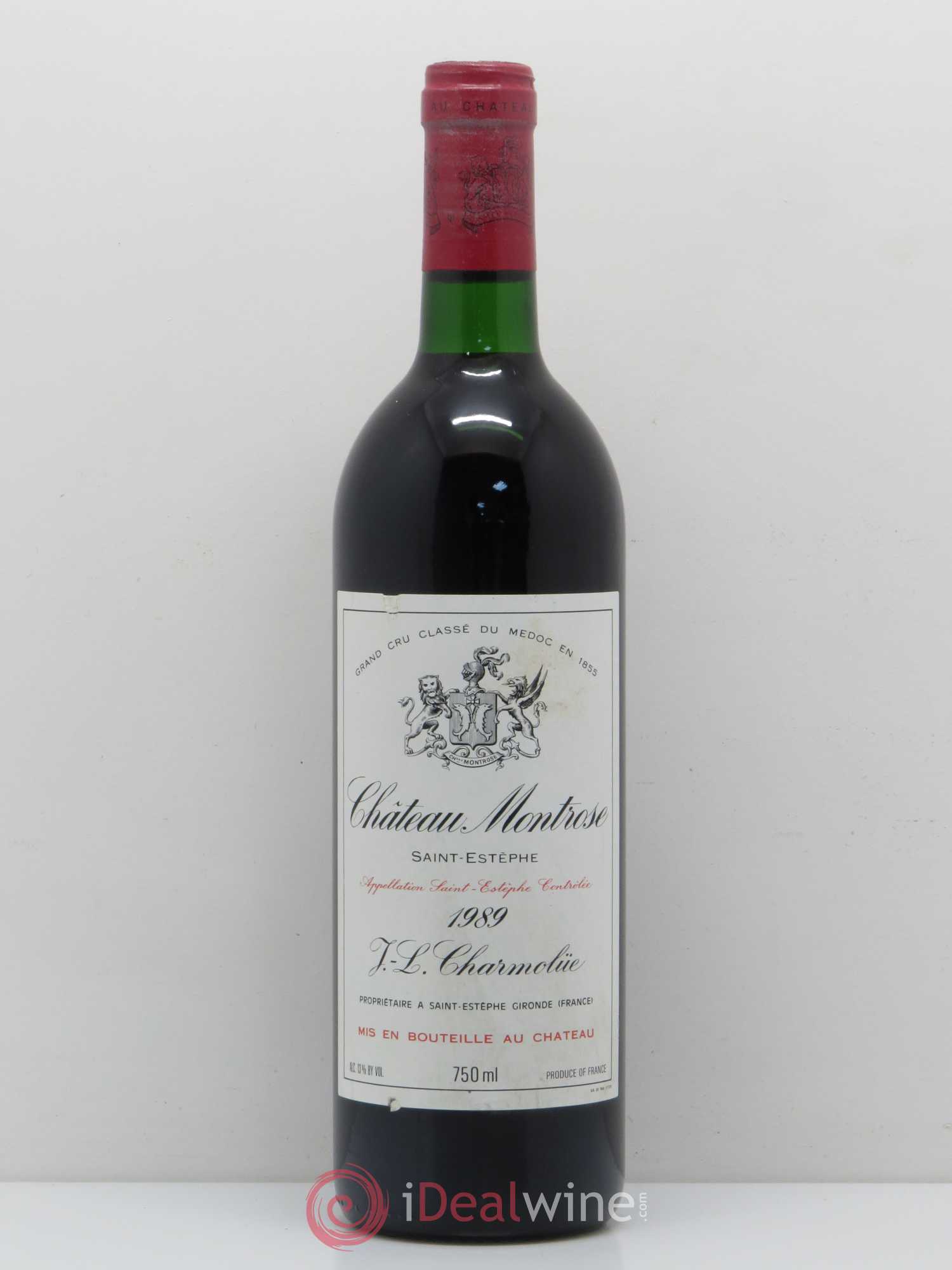 Château Montrose 2ème Grand Cru Classé 1989 - Lot de 1 bouteille - 0