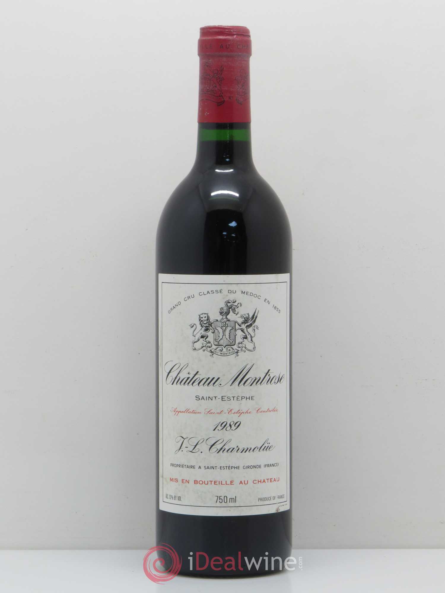 Château Montrose 2ème Grand Cru Classé 1989 - Lot de 1 bouteille - 0