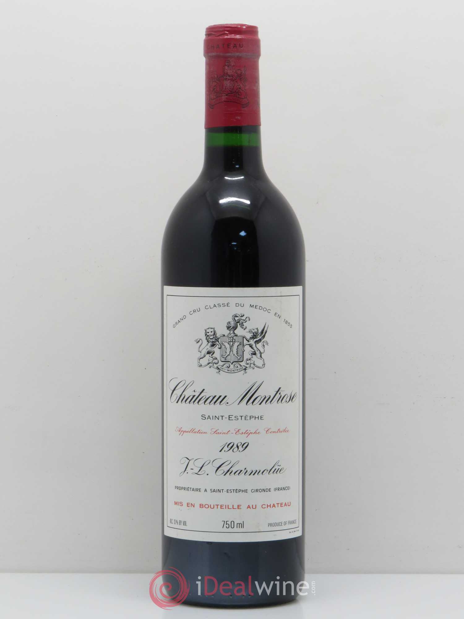 Château Montrose 2ème Grand Cru Classé 1989 - Lot de 1 bouteille - 0