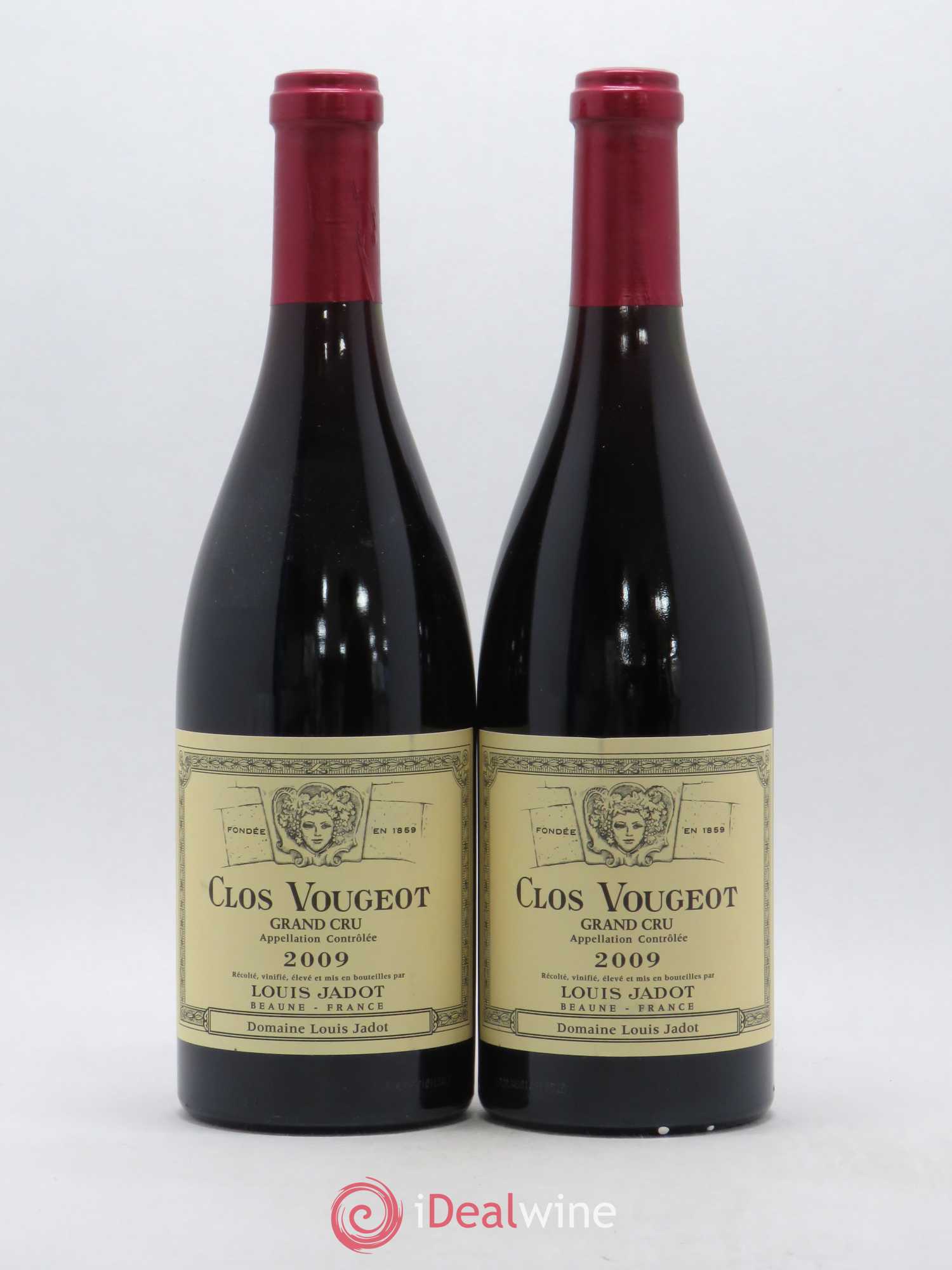 Clos de Vougeot Grand Cru Louis Jadot (Domaine) 2009 - Lot de 2 bouteilles - 0