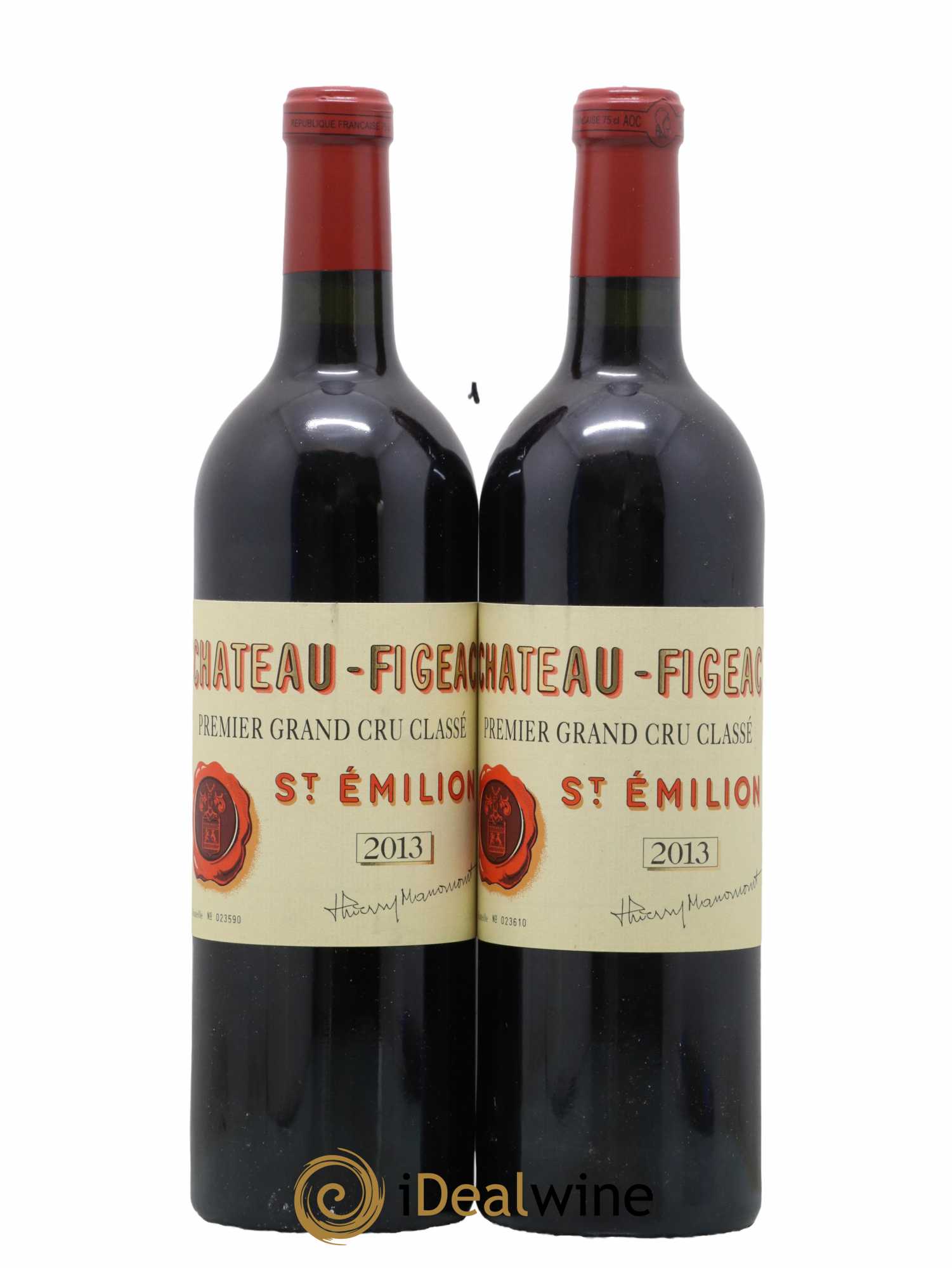 Château Figeac 1er Grand Cru Classé A 2013 - Posten von 2 Flaschen - 0