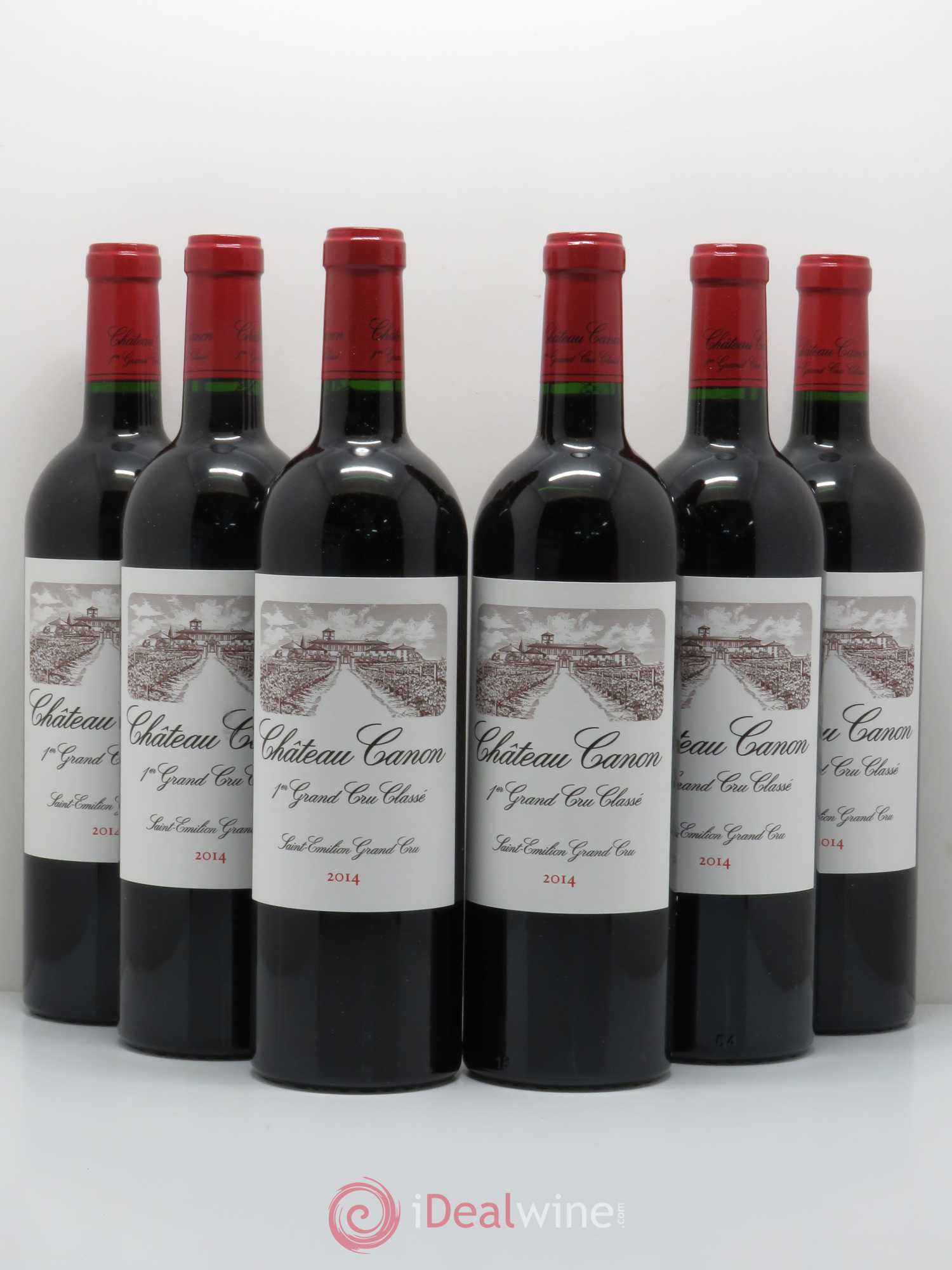 Château Canon 1er Grand Cru Classé B 2014 - Lot de 6 bouteilles - 0