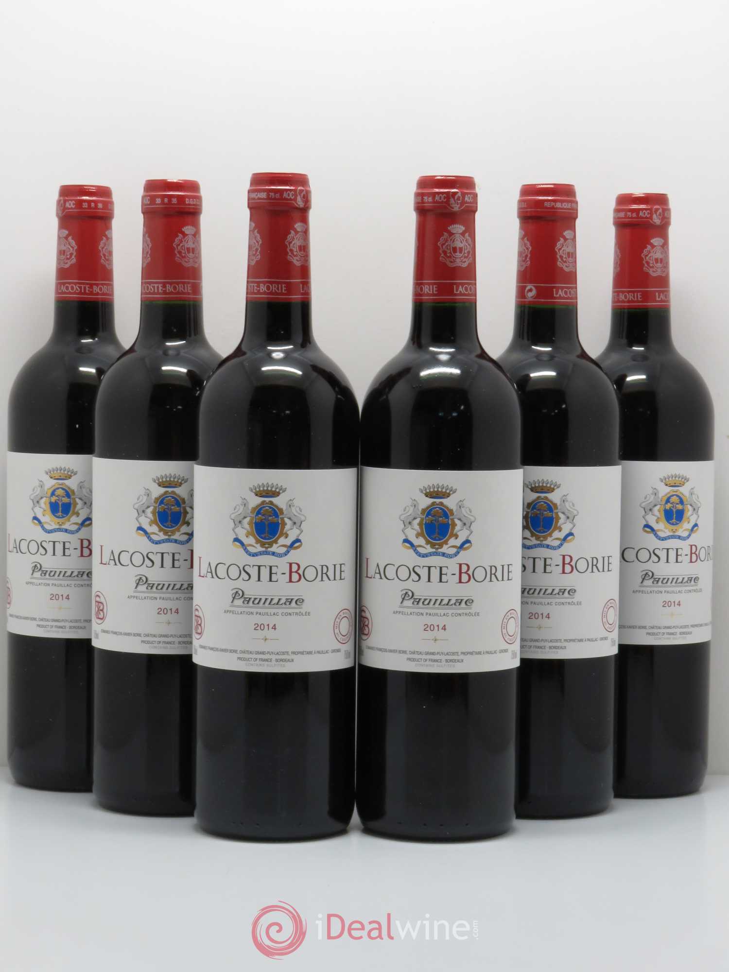 Lacoste Borie 2014 - Lot de 6 bouteilles - 0
