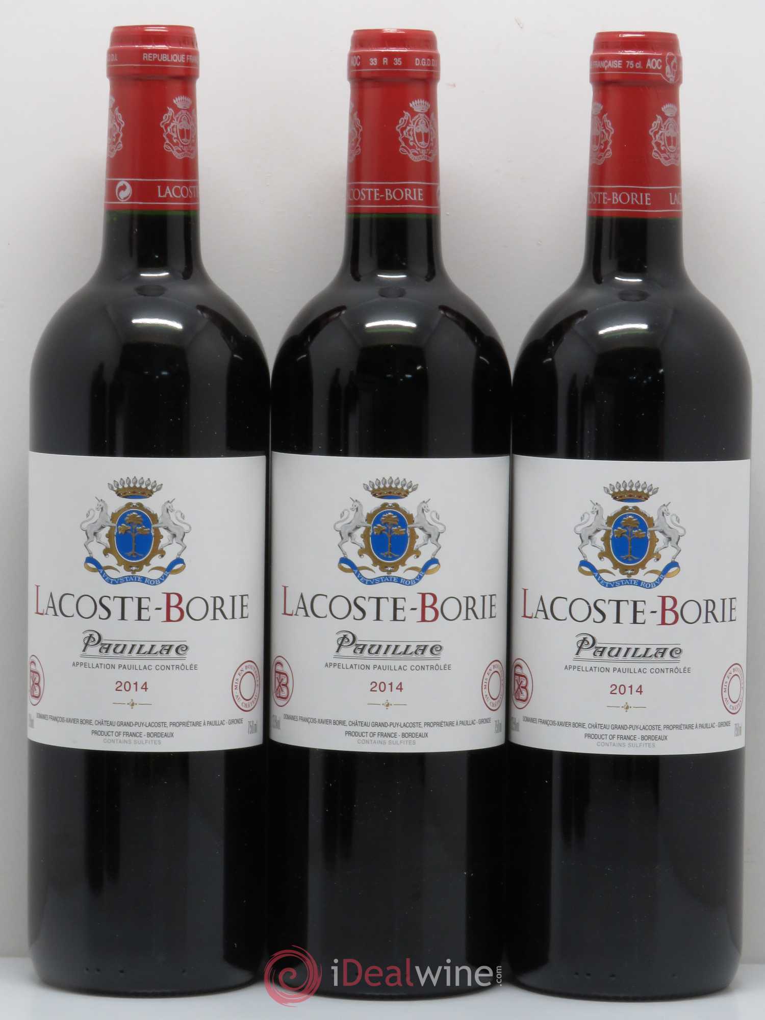 Lacoste Borie 2014 - Lot of 6 bottles - 1