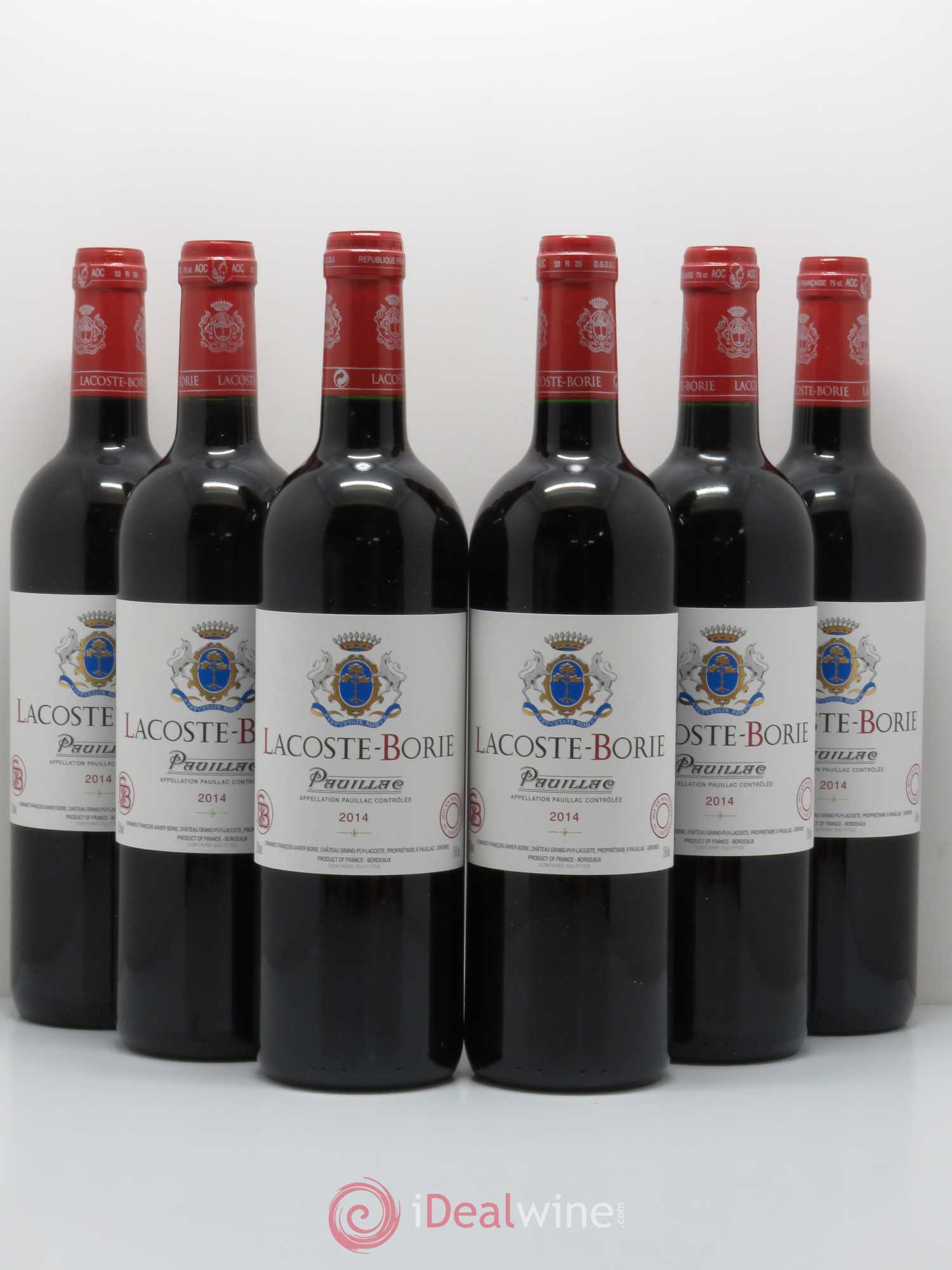 Lacoste Borie 2014 - Lot of 6 bottles - 0