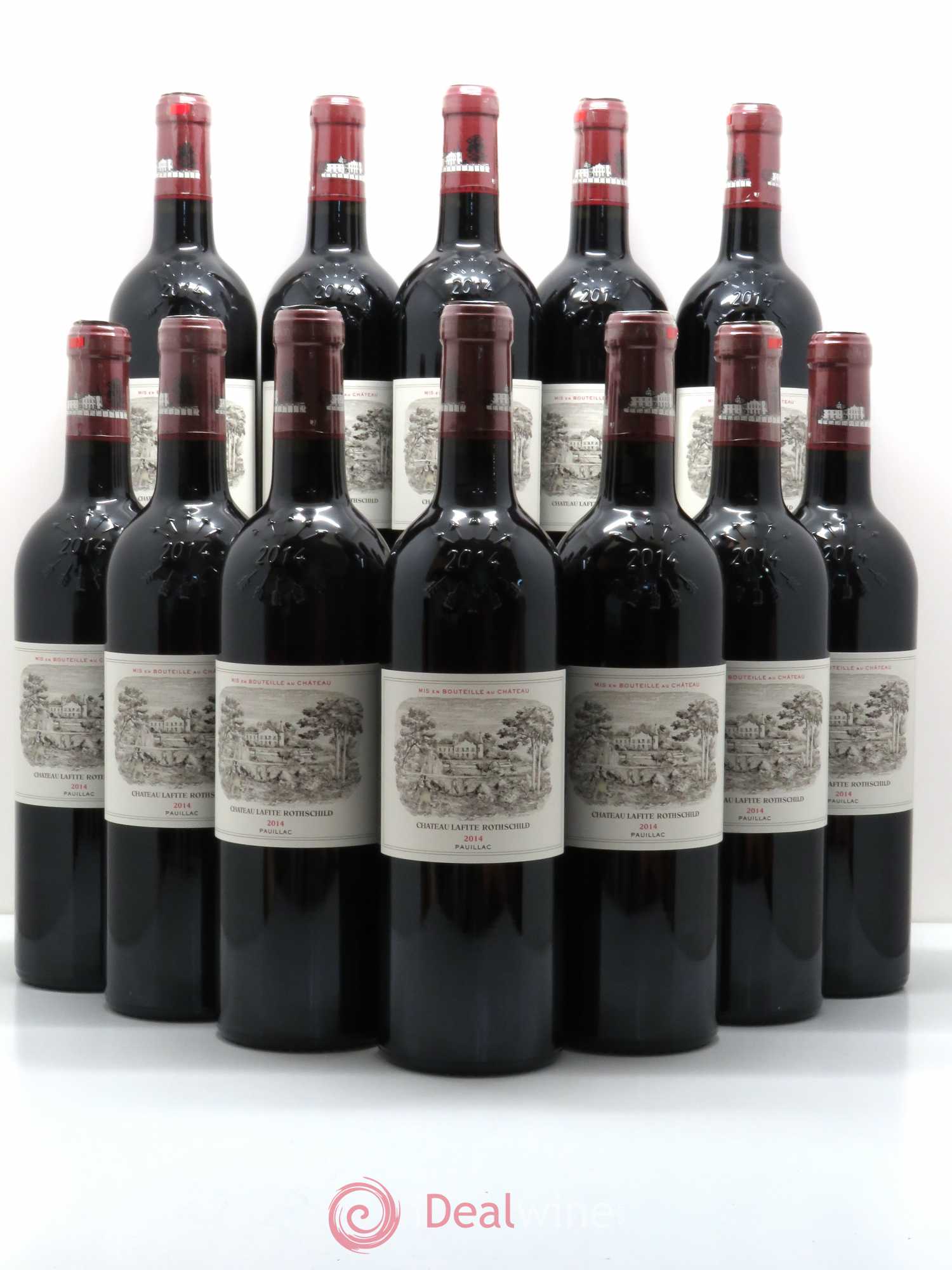 Château Lafite Rothschild 1er Grand Cru Classé 2014 - Lot de 12 bouteilles - 0