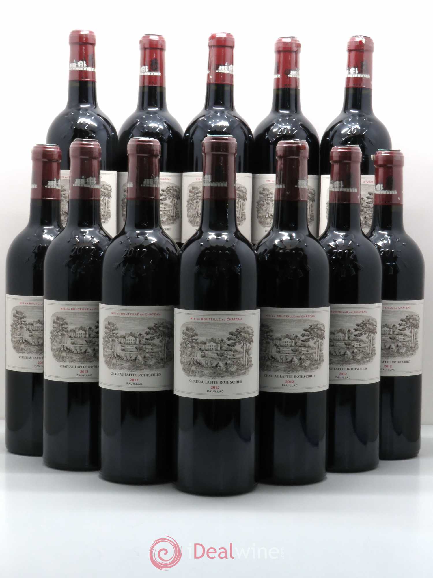 Château Lafite Rothschild 1er Grand Cru Classé 2012 - Lot de 12 bouteilles - 0