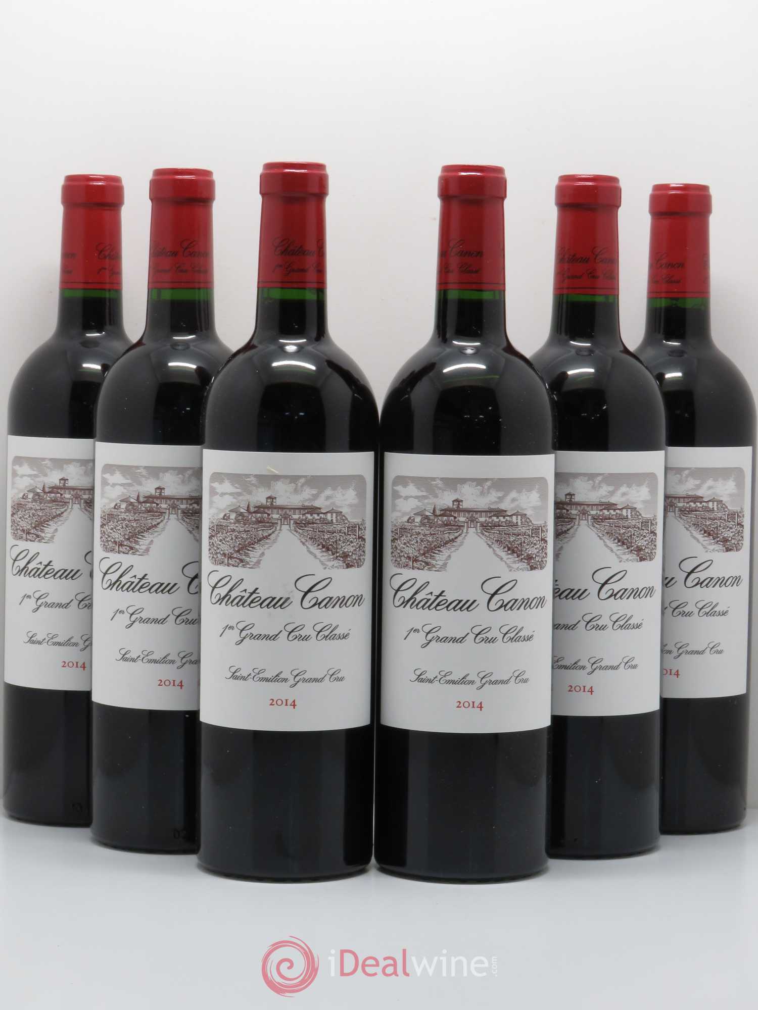 Château Canon 1er Grand Cru Classé B 2014 - Lot de 6 bouteilles - 0