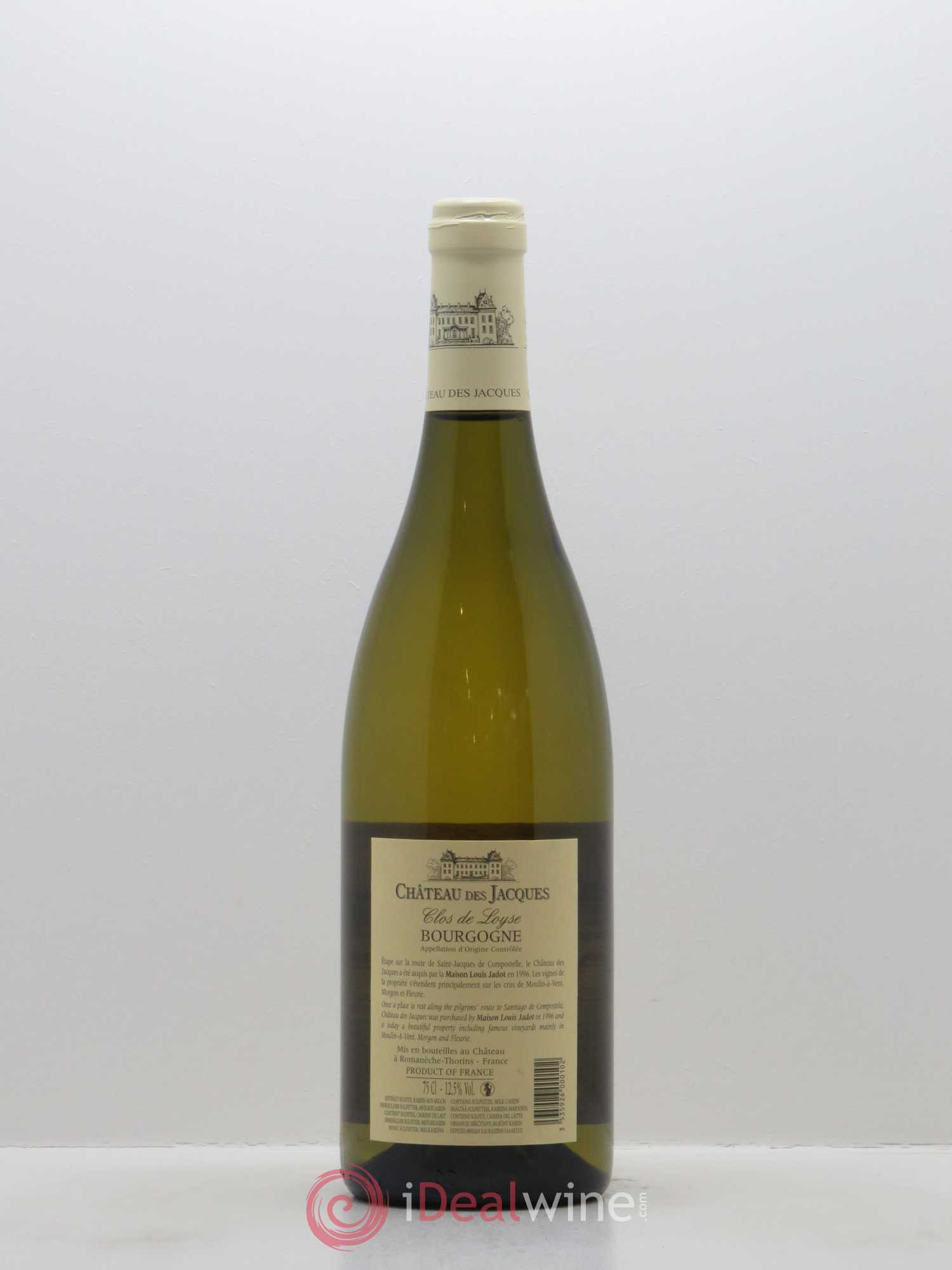 Bourgogne Clos de Loyse Château des Jacques 2016 - Lot de 1 bouteille - 1