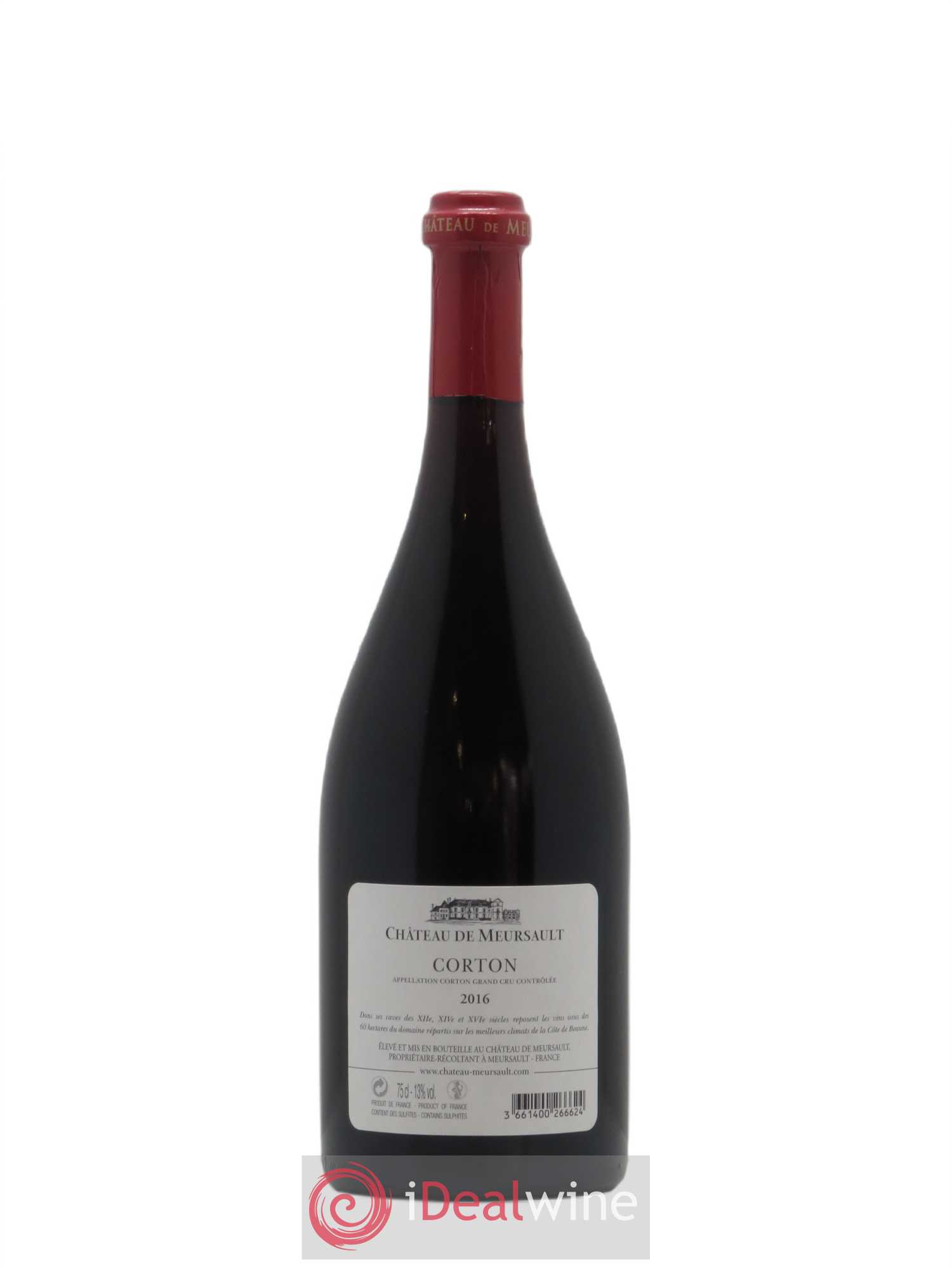 Corton Grand Cru Château de Meursault 2016 - Lot de 1 bouteille - 1