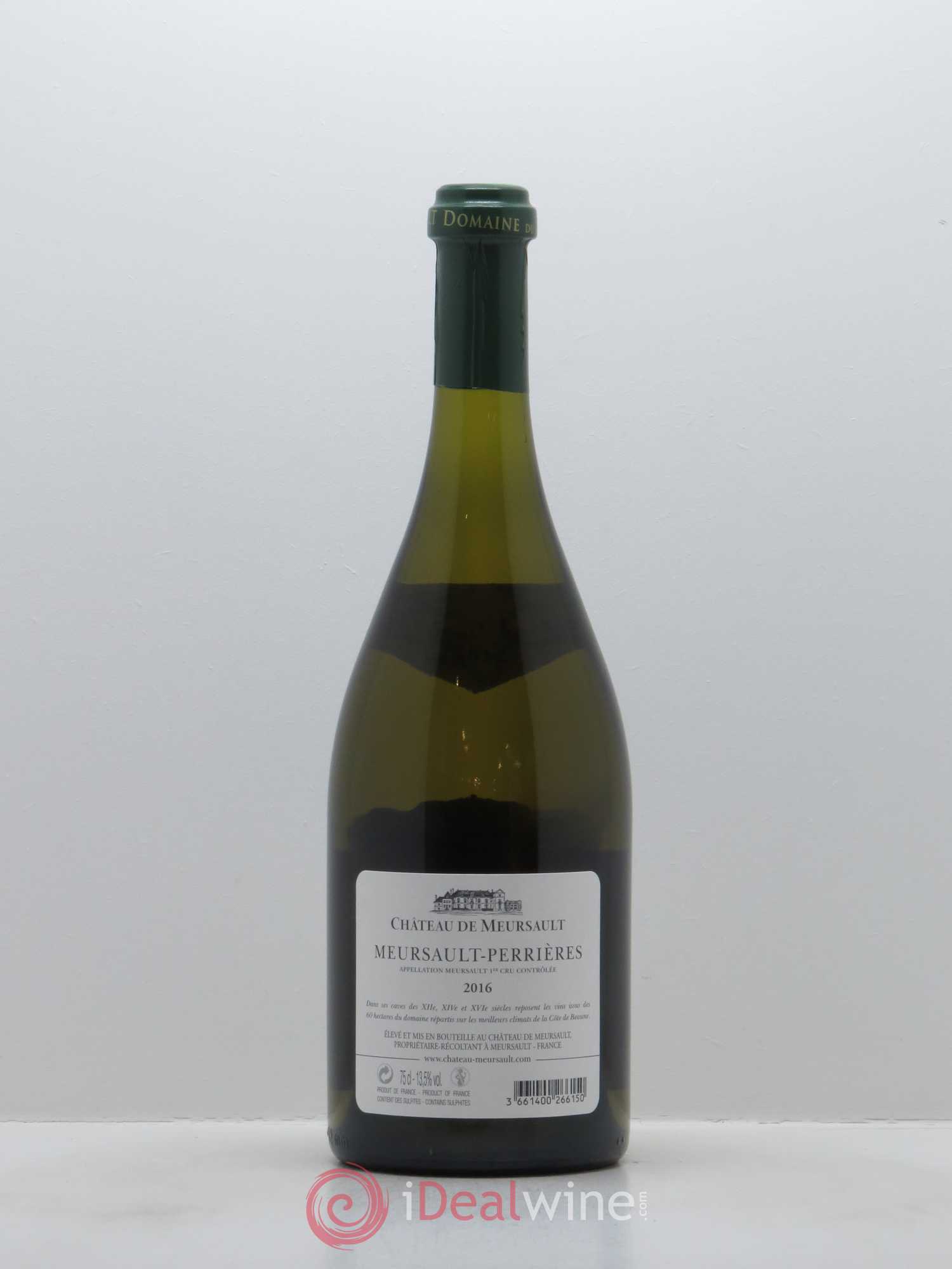 Meursault 1er Cru Perrières Château de Meursault 2016 - Lot de 1 bouteille - 1