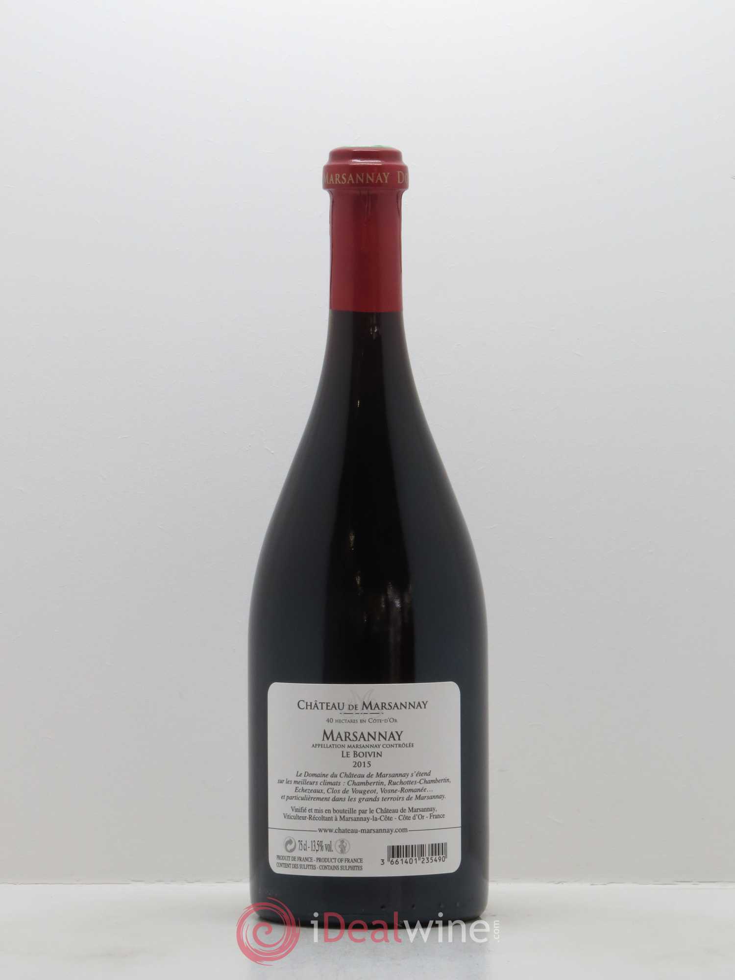 Marsannay Le Boivin Château de Marsannay 2015 - Lot de 1 bouteille - 1