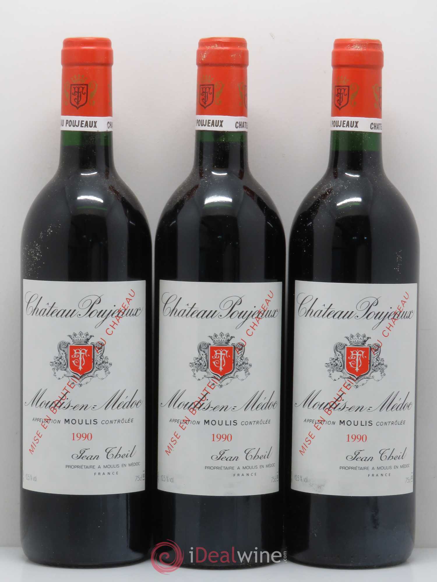 Château Poujeaux 1990 - Lot de 12 bouteilles - 4
