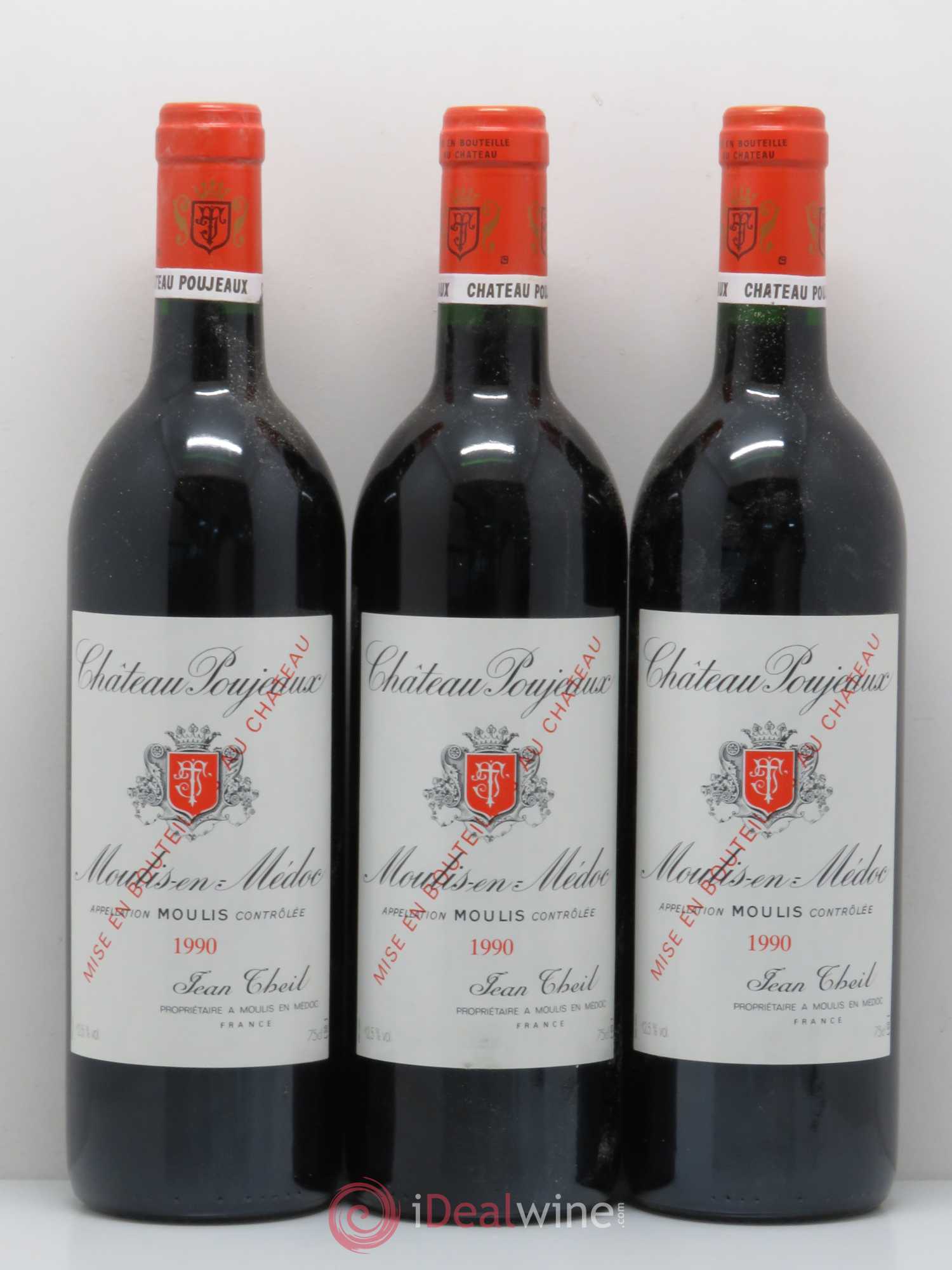Château Poujeaux 1990 - Lot de 12 bouteilles - 4