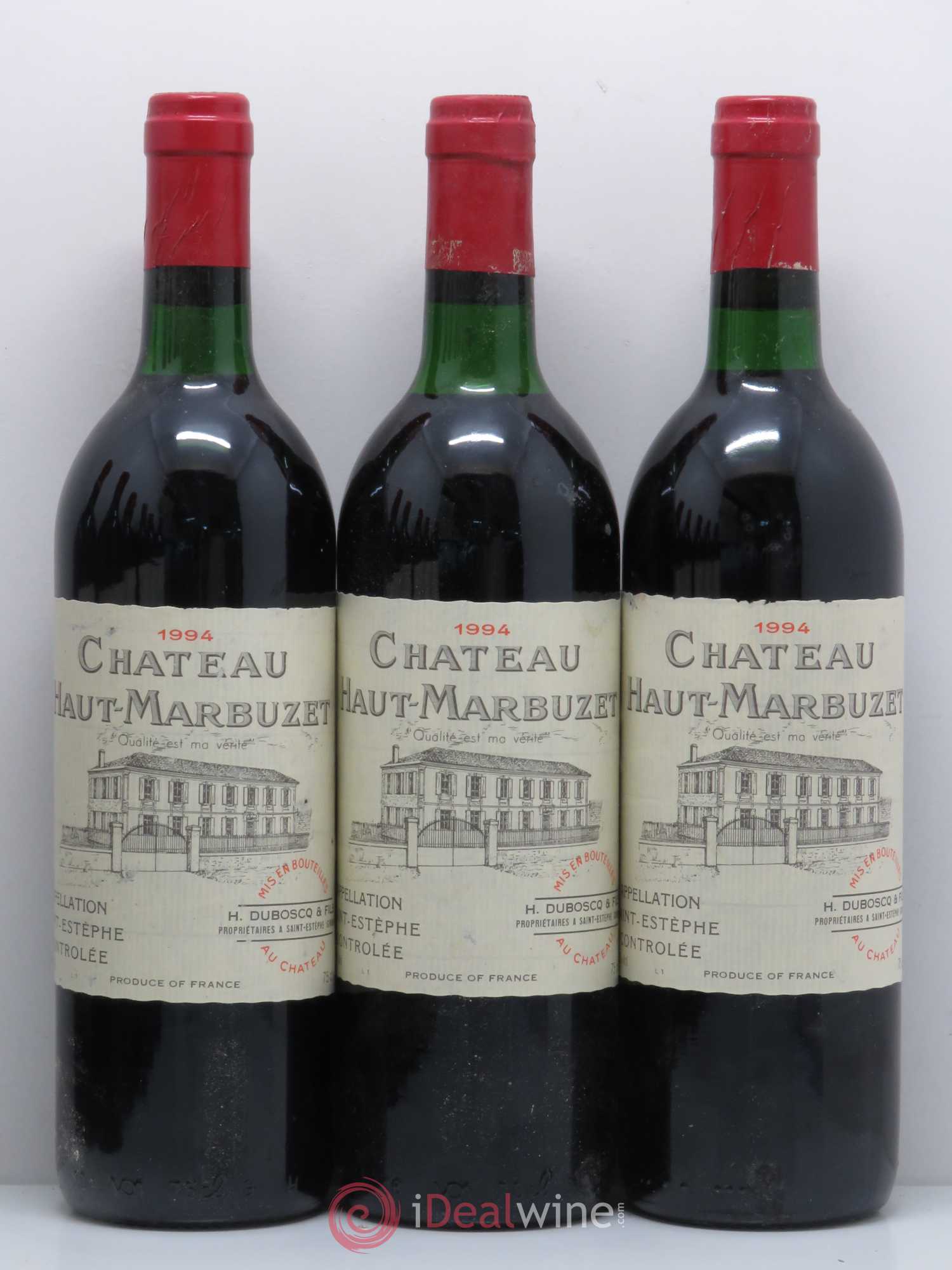 Château Haut Marbuzet 1994 - Lot de 12 bouteilles - 2