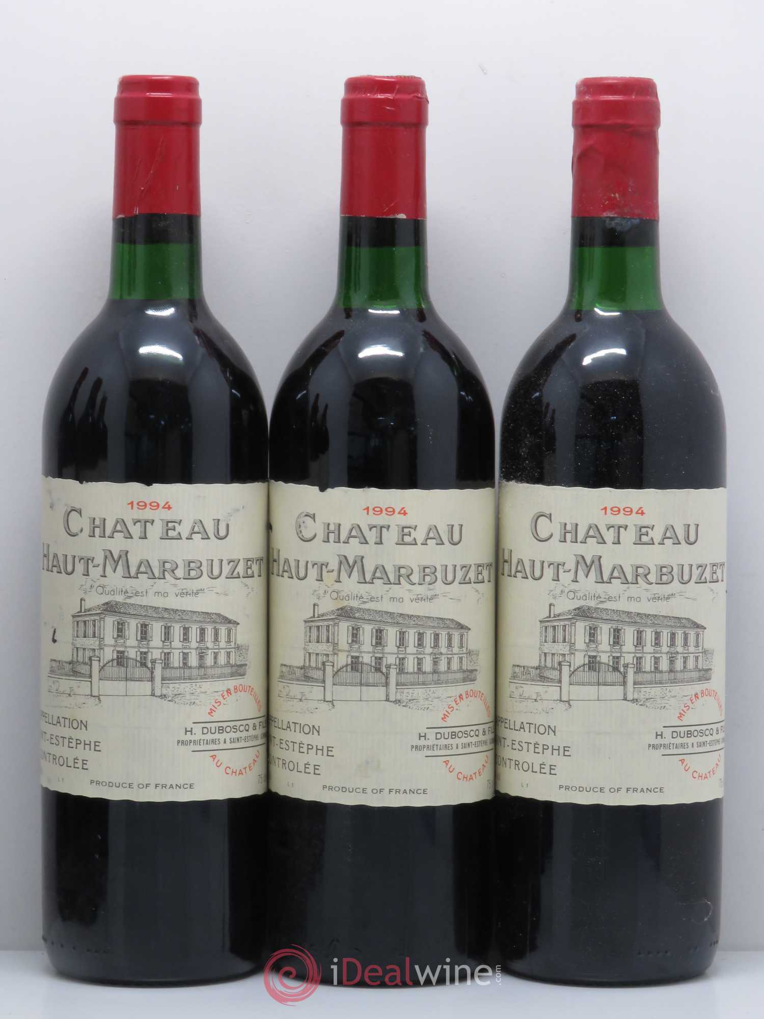 Château Haut Marbuzet 1994 - Lot de 12 bouteilles - 3