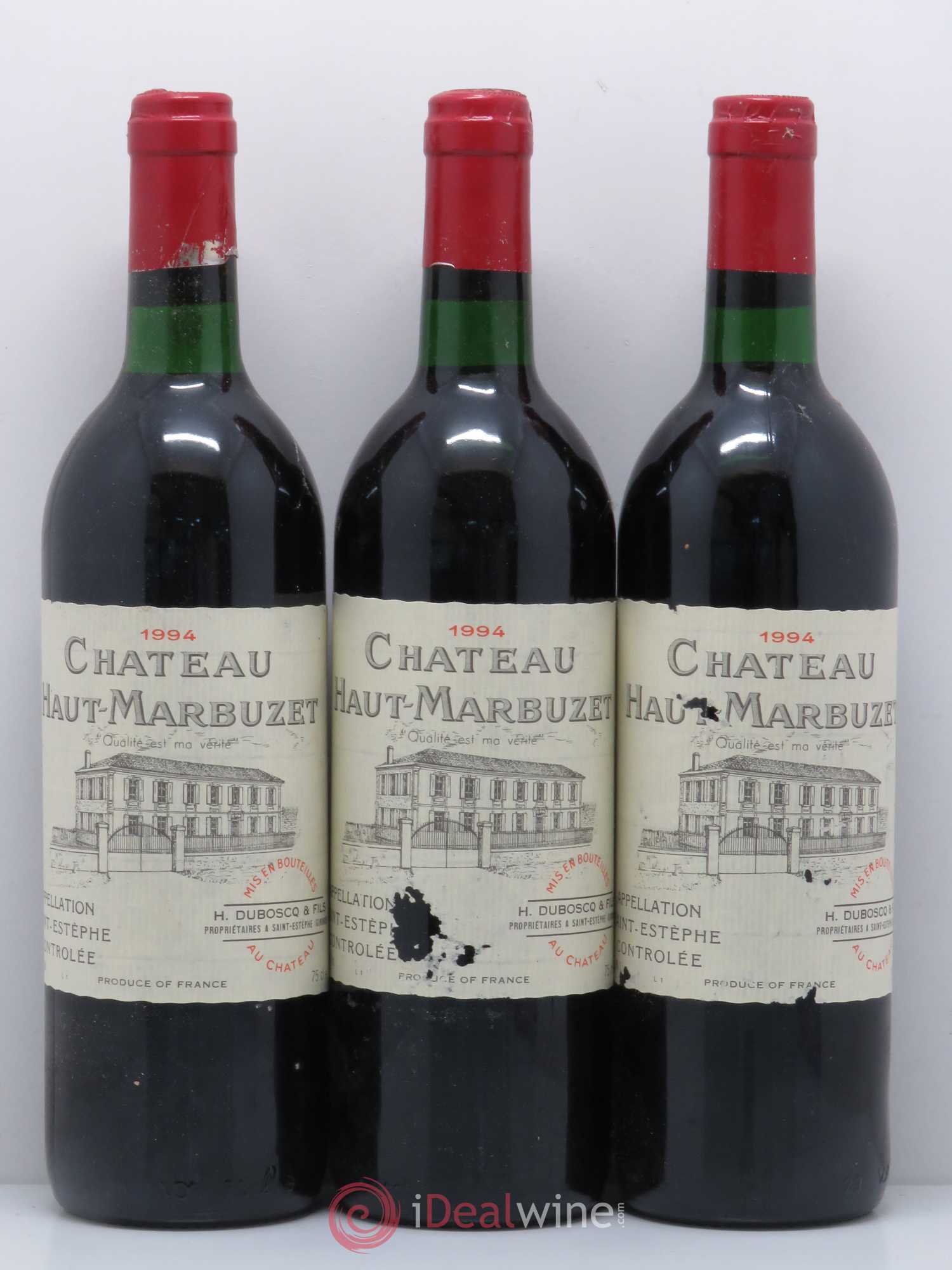 Château Haut Marbuzet 1994 - Lot de 12 bouteilles - 4